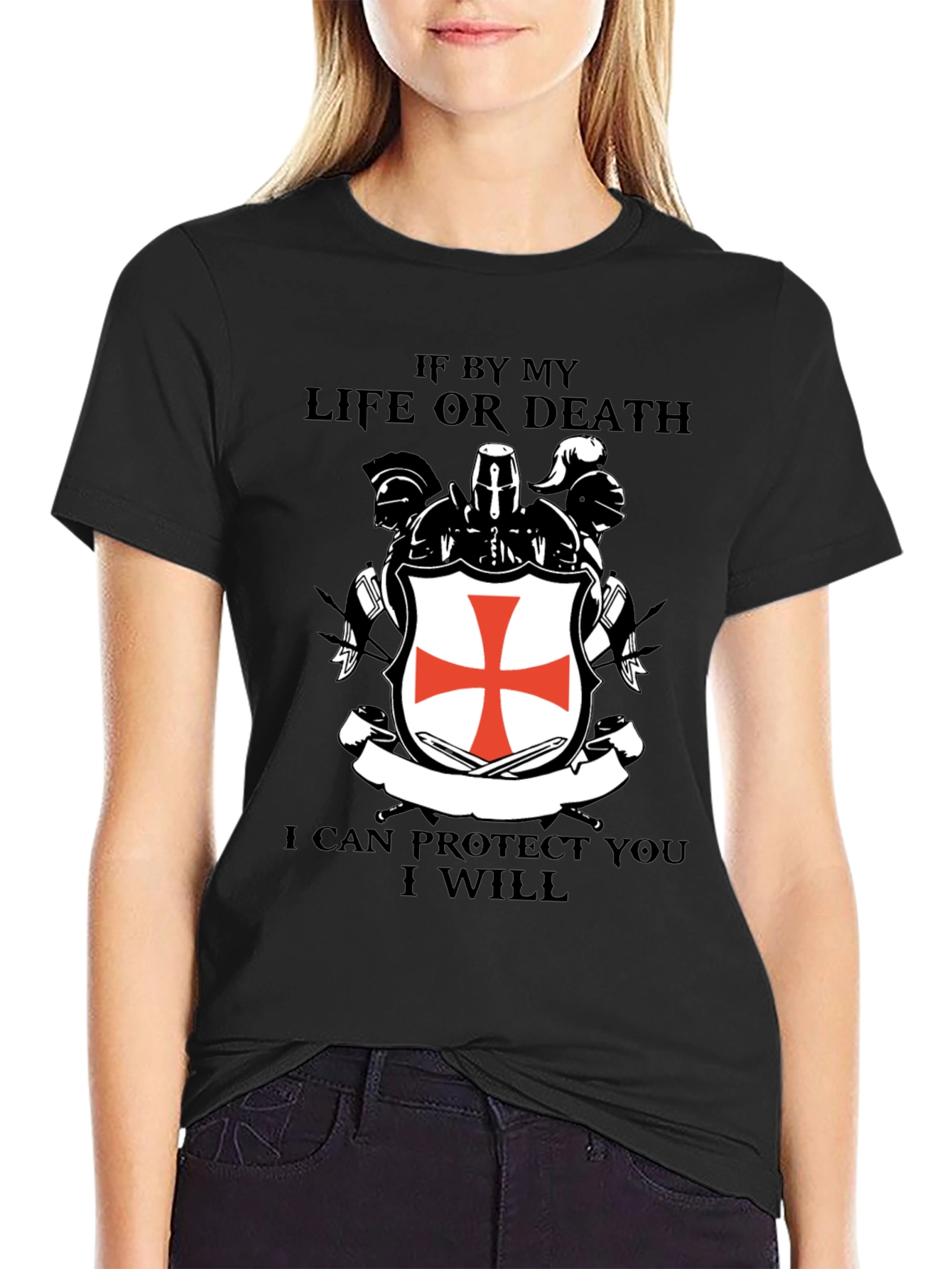 Crusader T-Shirt - Knights Templar Tee - Protector