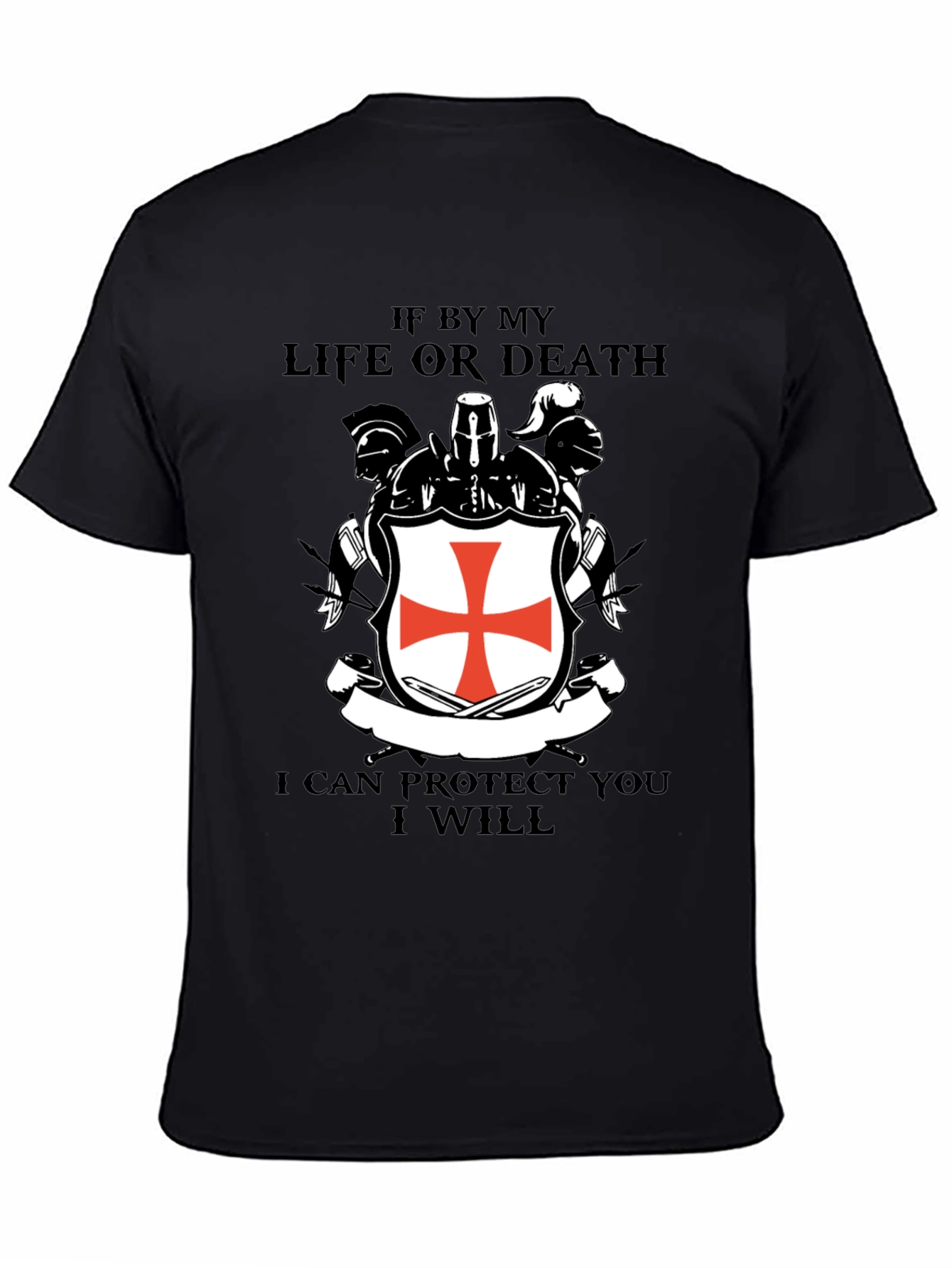 Crusader T-Shirt - Knights Templar Tee - Protector