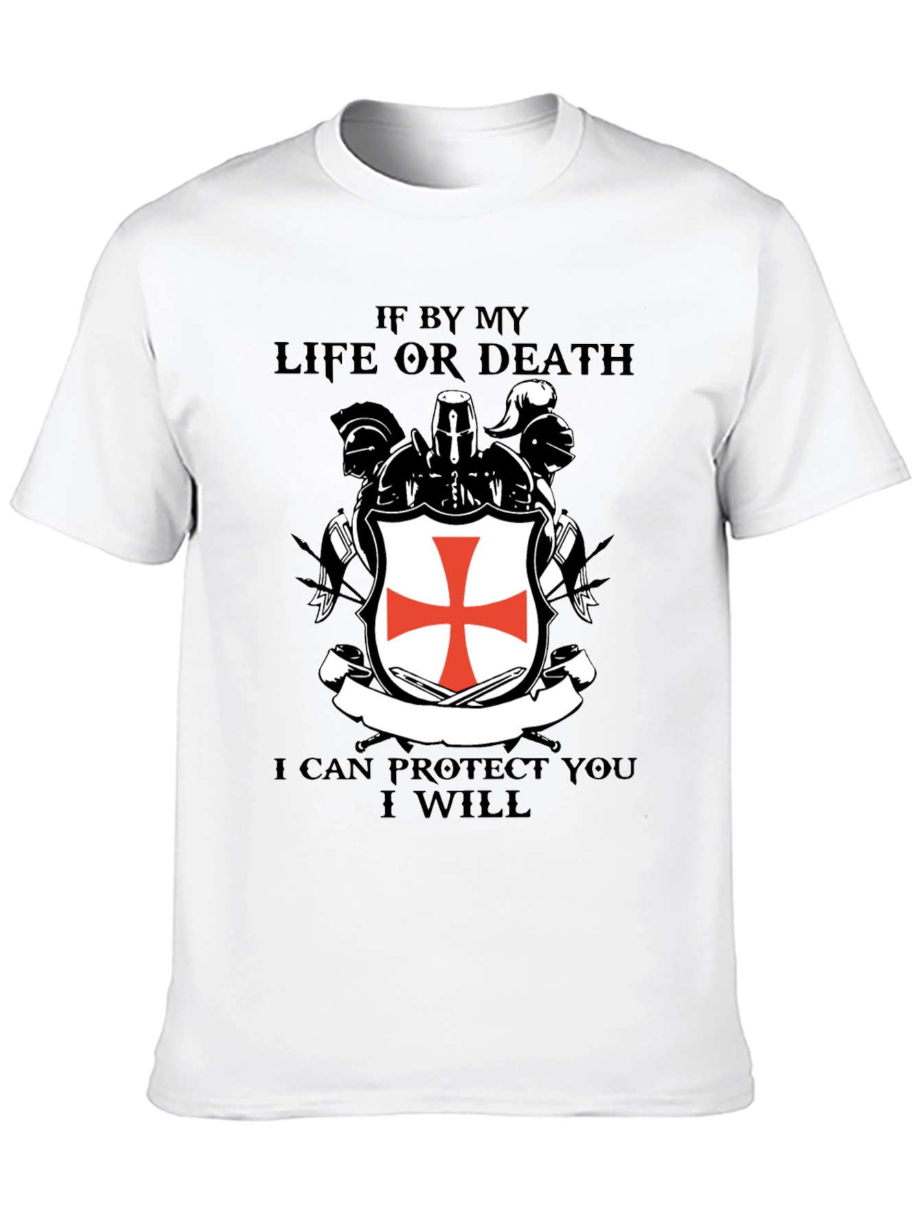 Crusader T-Shirt - Knights Templar Tee - Protector
