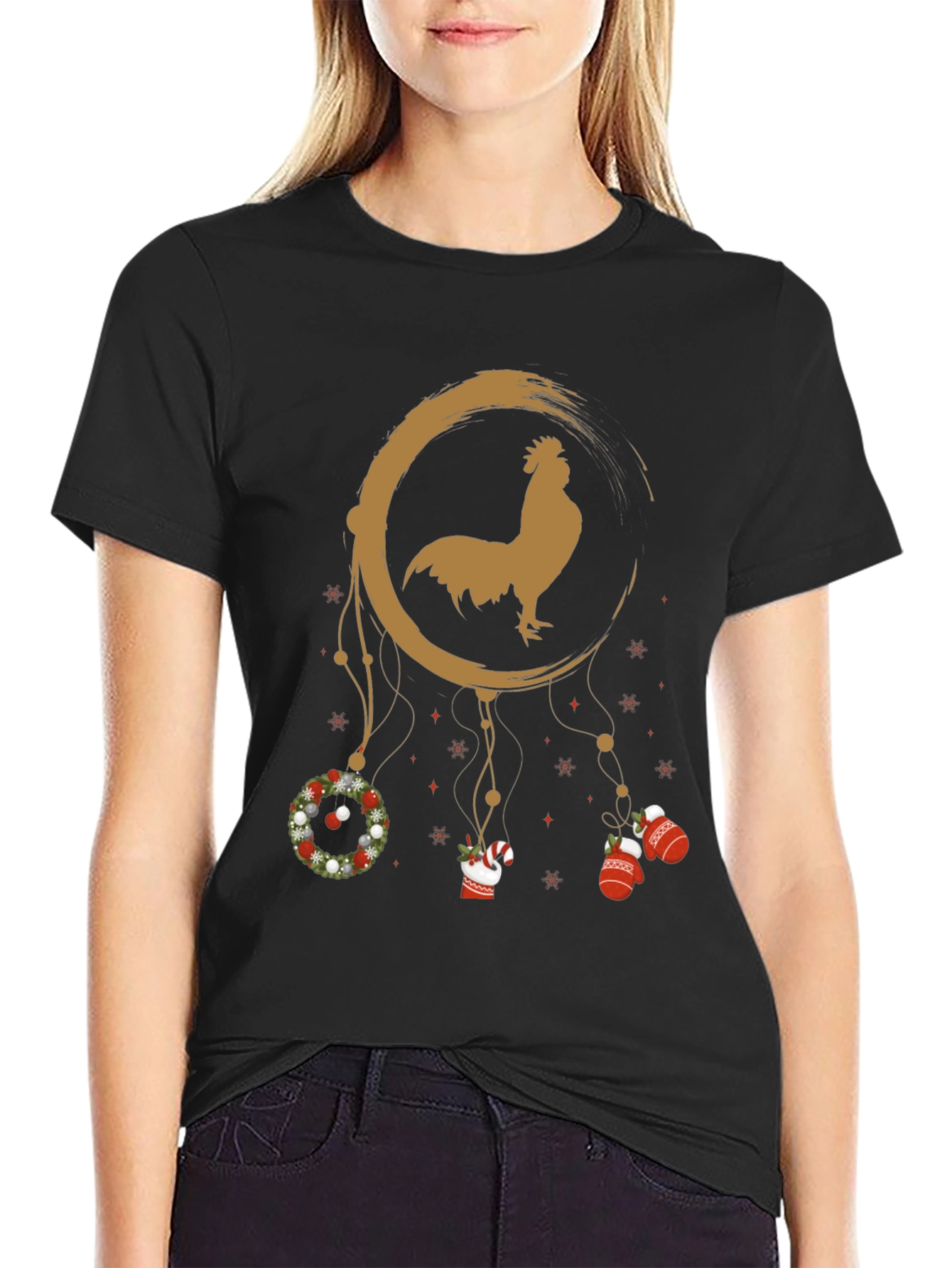 Rooster Dreamcatcher Graphic Tee