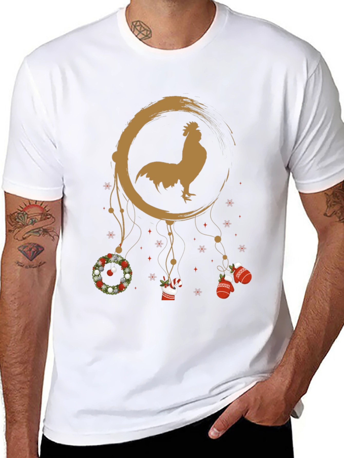 Rooster Dreamcatcher Graphic Tee