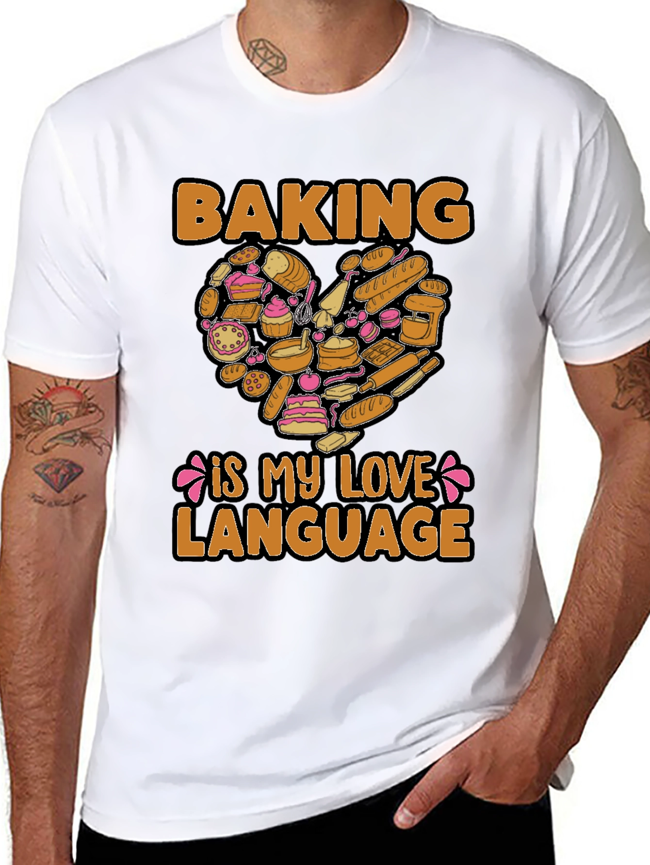 Baking Is My Love Language Graphic T-Shirt