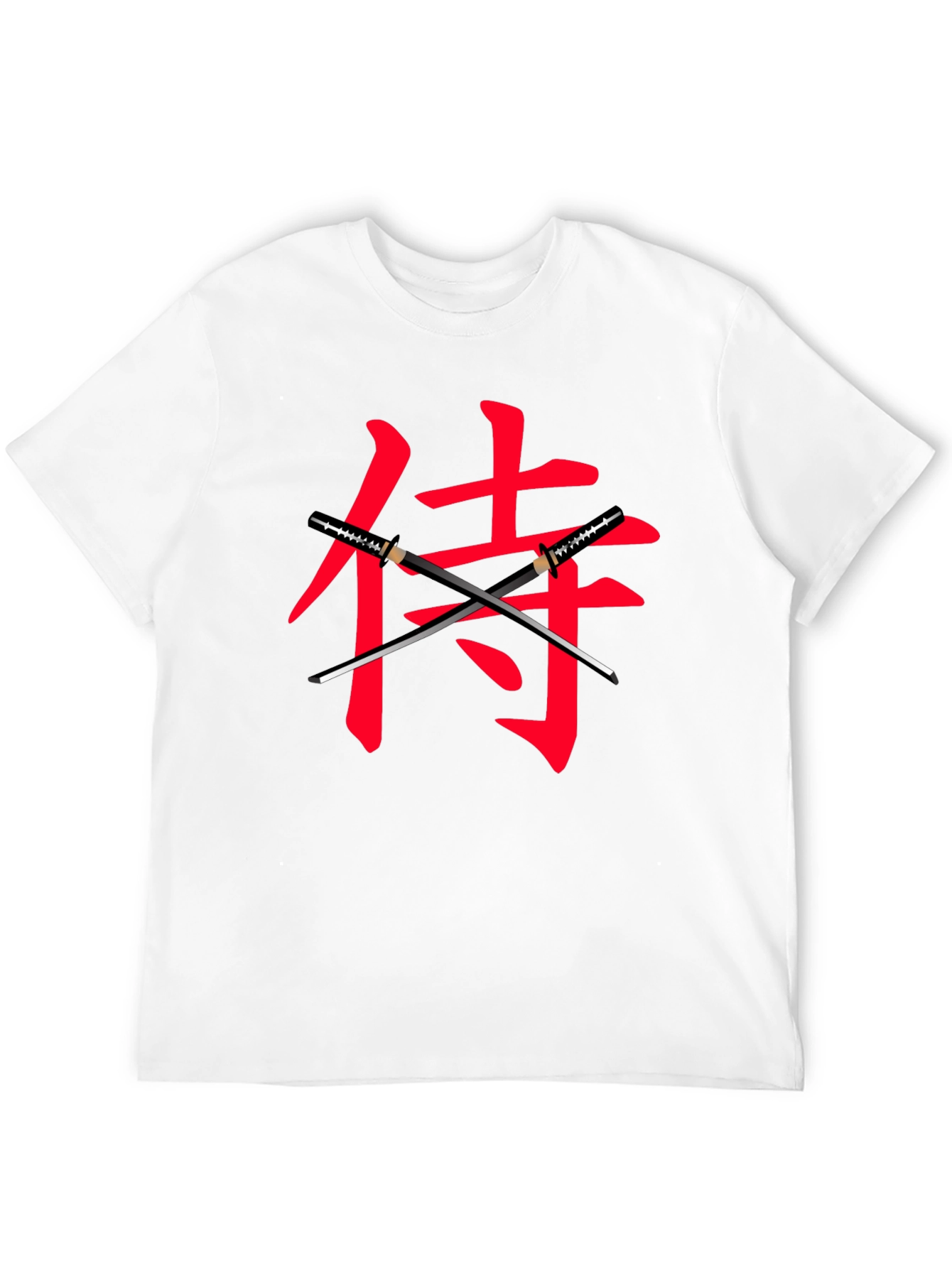 Samurai Sword Graphic Black T-Shirt
