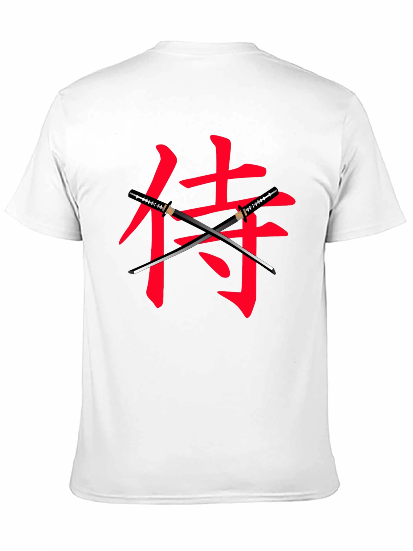 Samurai Sword Graphic Black T-Shirt