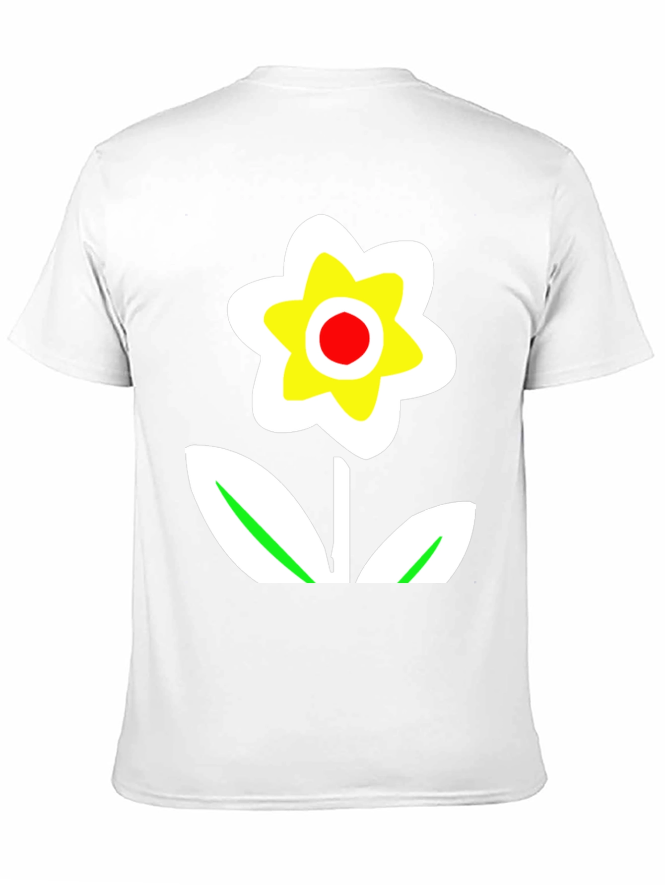 Bold Flower Graphic Tee - Black