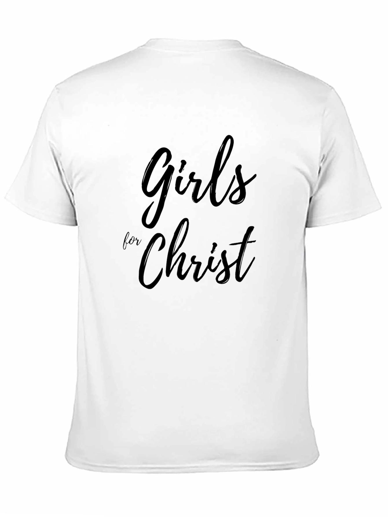 Girls for Christ Black Graphic Tee