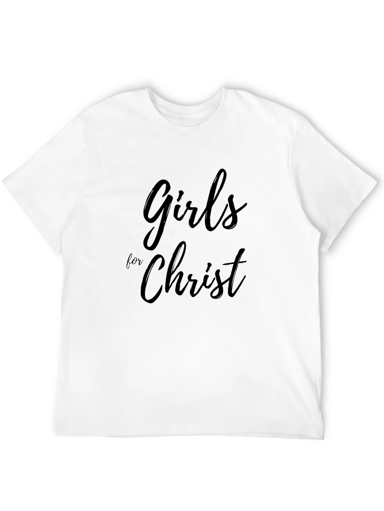 Girls for Christ Black Graphic Tee