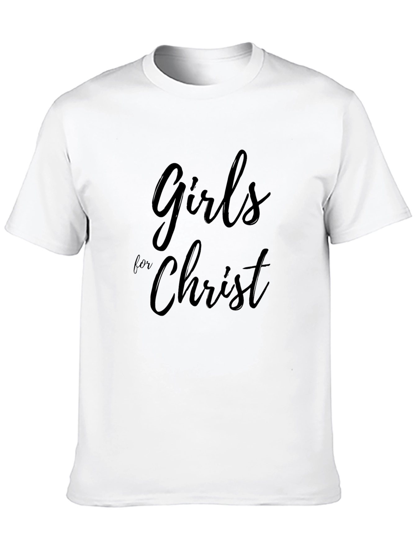 Girls for Christ Black Graphic Tee