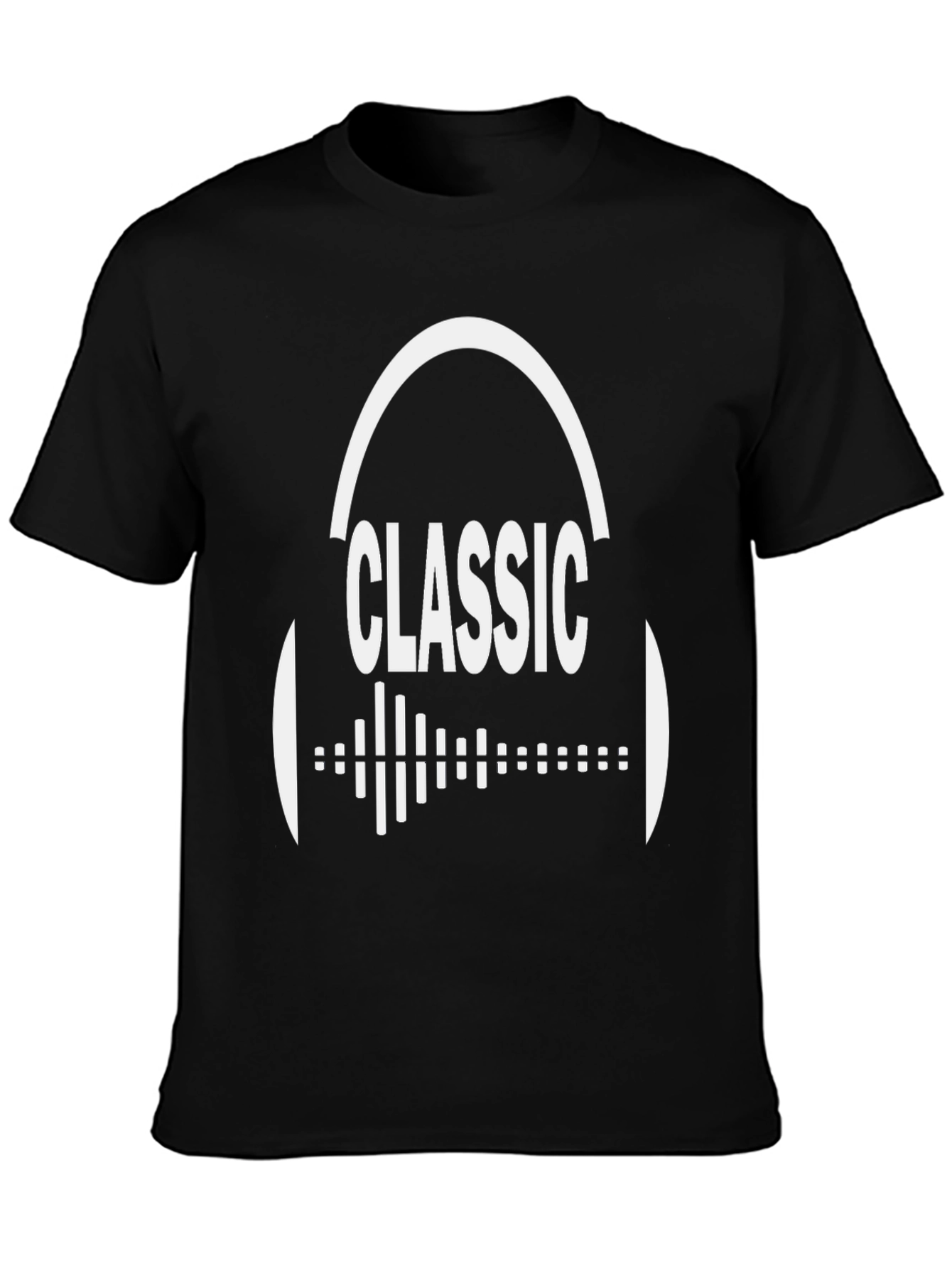 Classic Music Headphone Graphic Tee