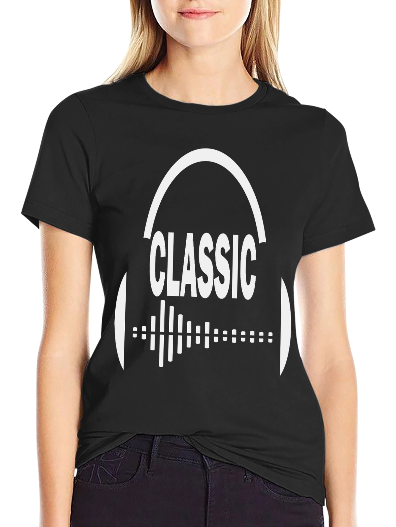 Classic Music Headphone Graphic Tee