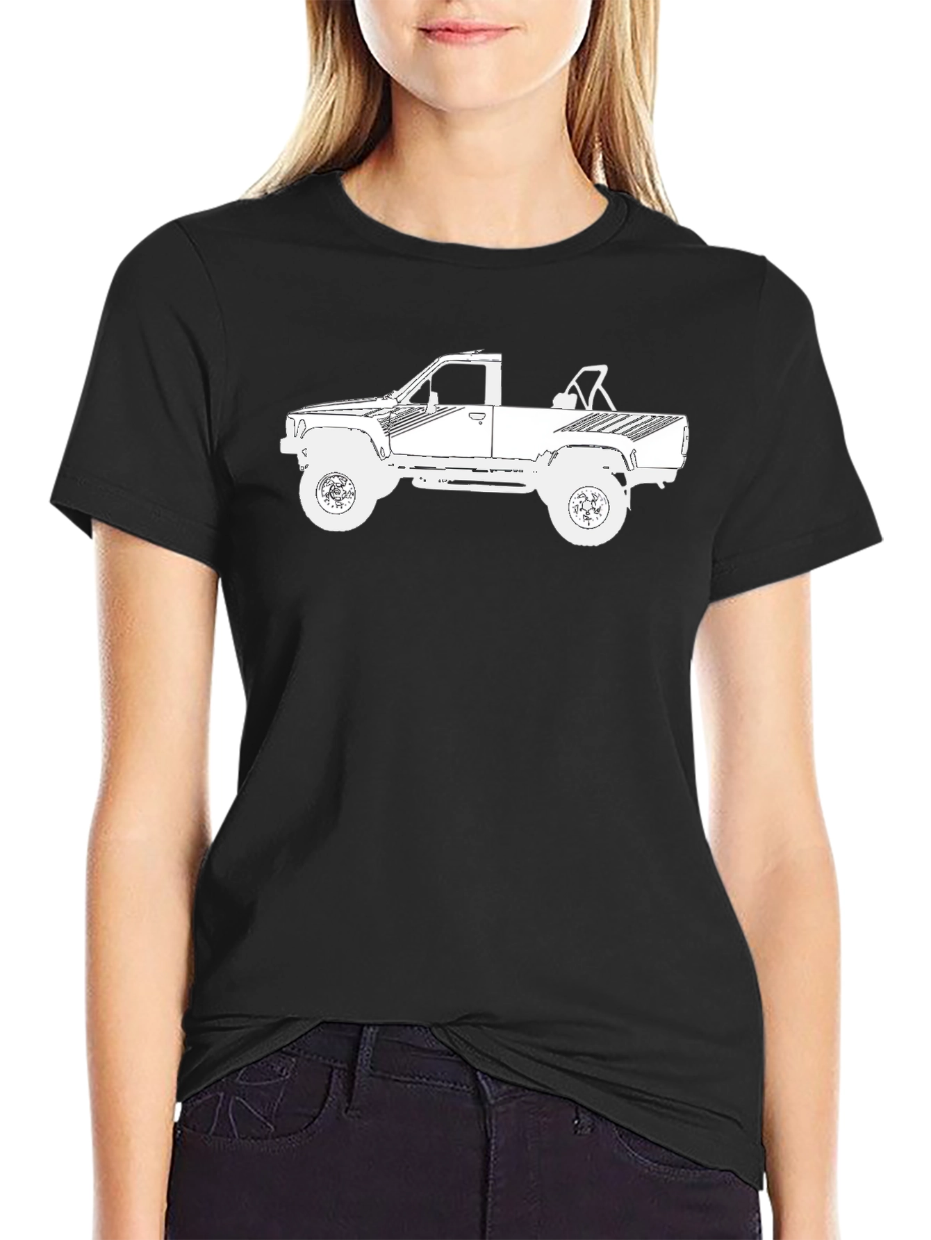 Off-Road Truck Graphic Tee - Black