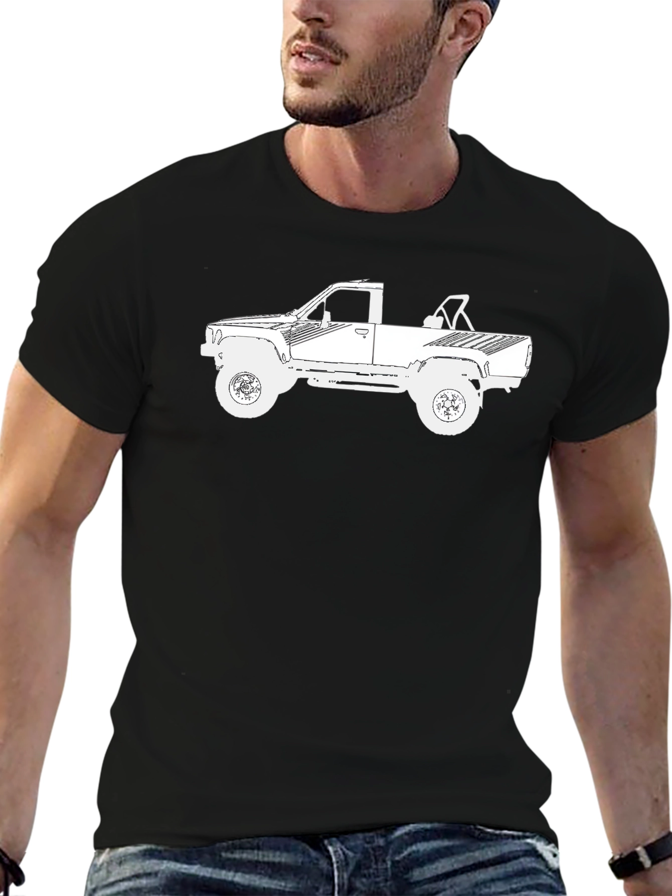 Off-Road Truck Graphic Tee - Black