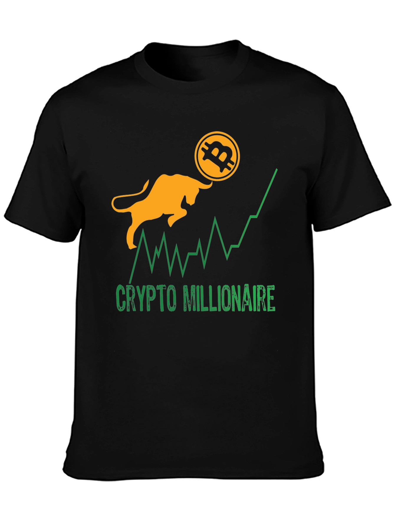 Crypto Millionaire Bitcoin Bull Run T-Shirt