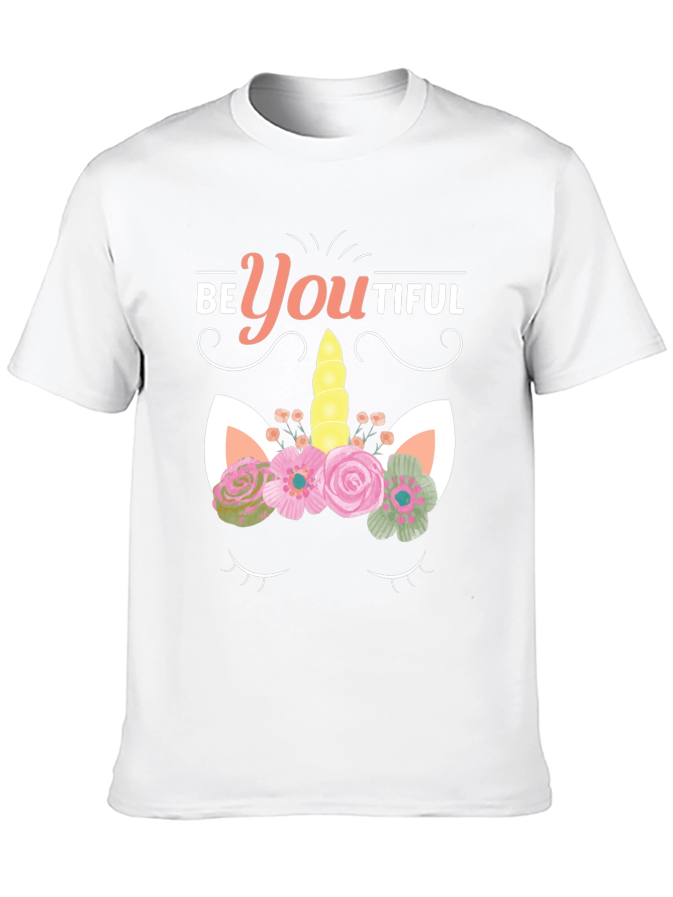 BeYOUtiful Unicorn Graphic Tee - Black