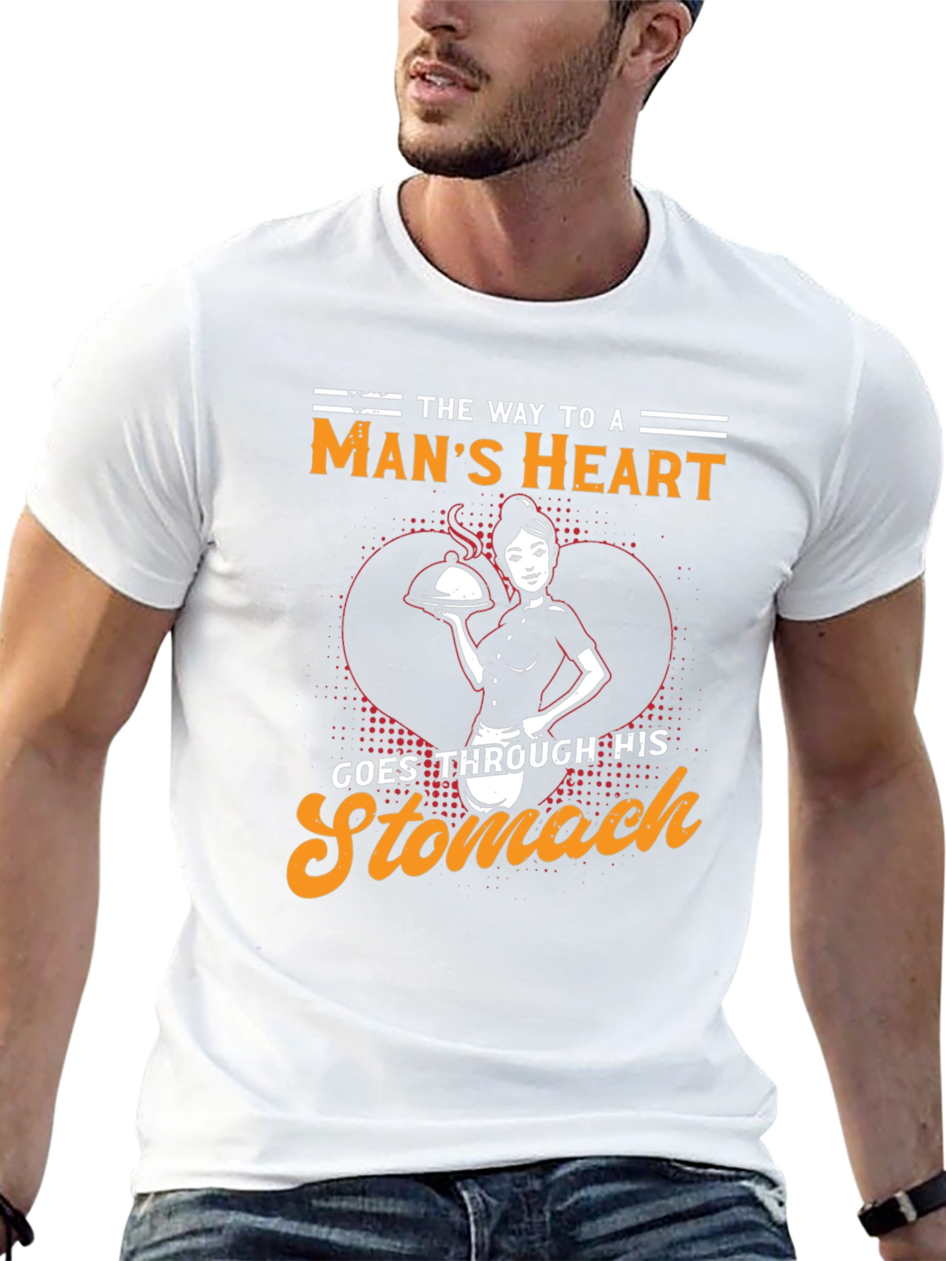 The Way to a Mans Heart T-Shirt