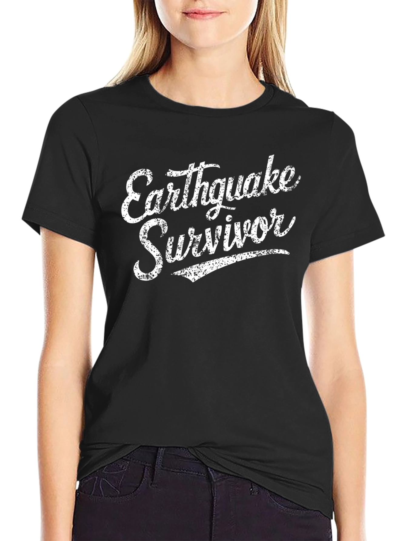 Earthquake Survivor Graphic T-Shirt