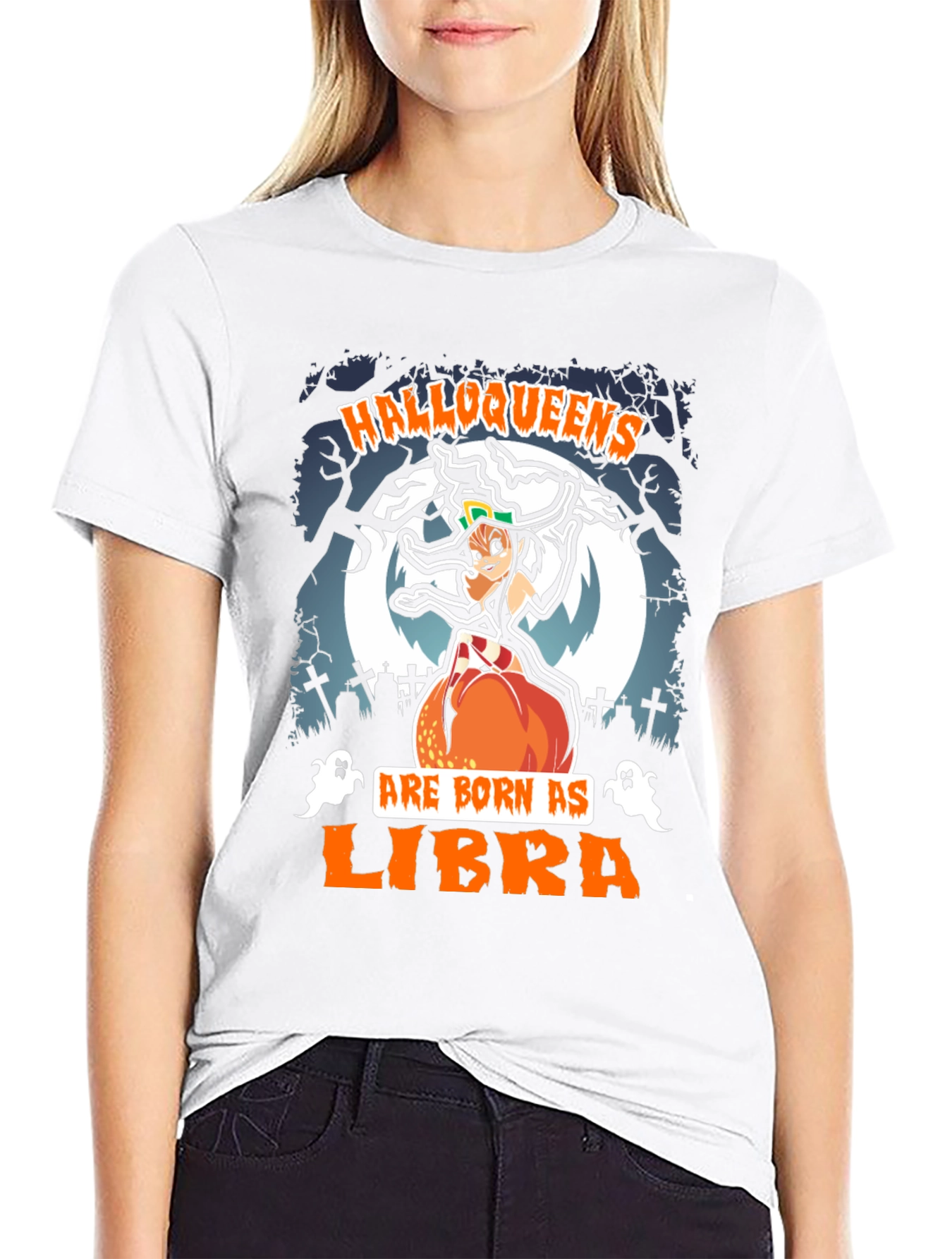 Halloweens Libra Zodiac T-Shirt