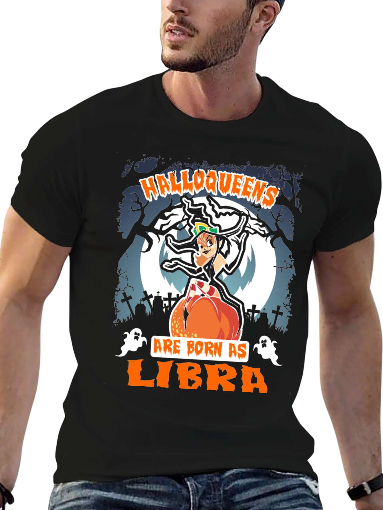 Halloweens Libra Zodiac T-Shirt