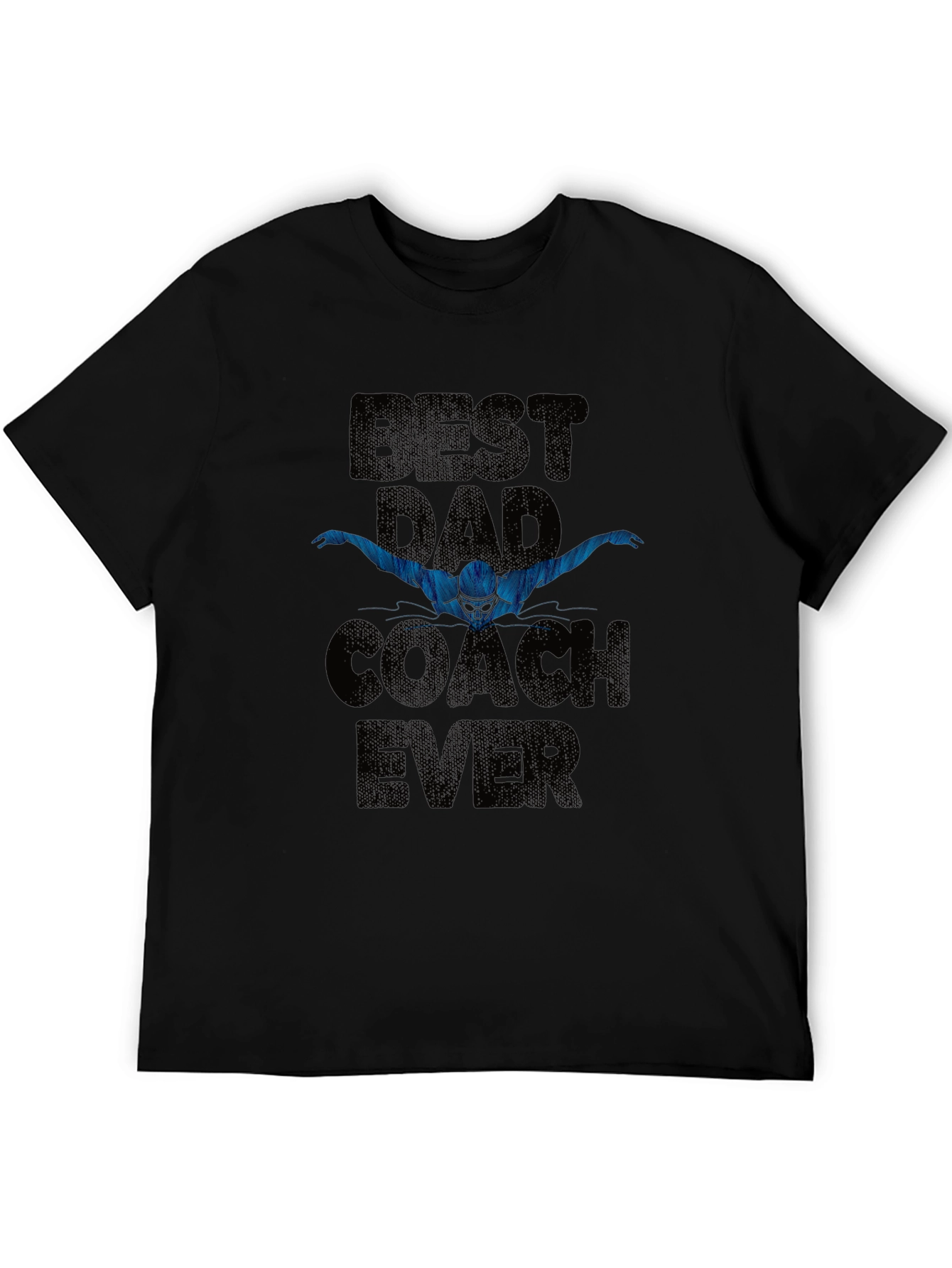 Best Dad Coach Ever T-Shirt - Swimmer Gift