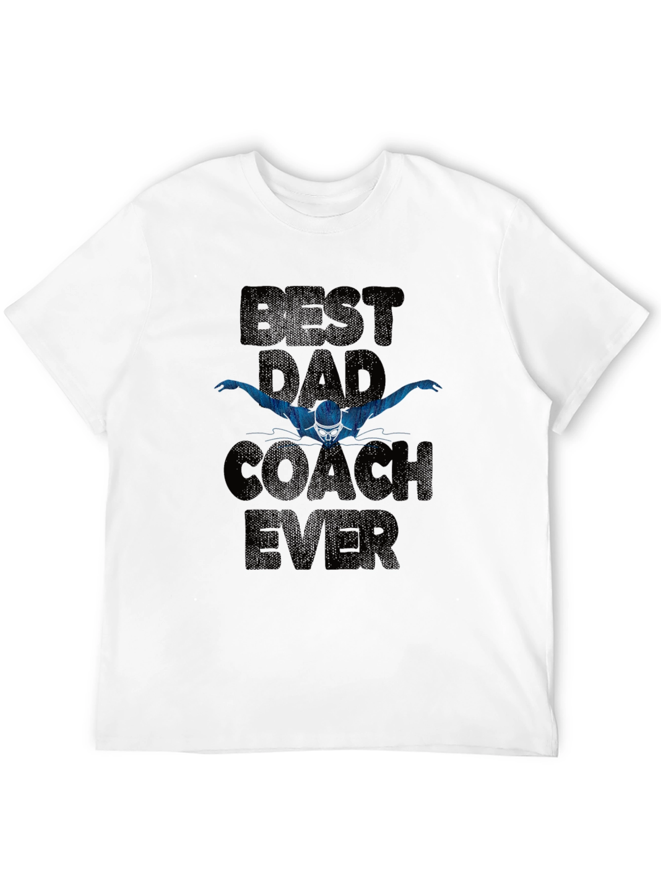 Best Dad Coach Ever T-Shirt - Swimmer Gift