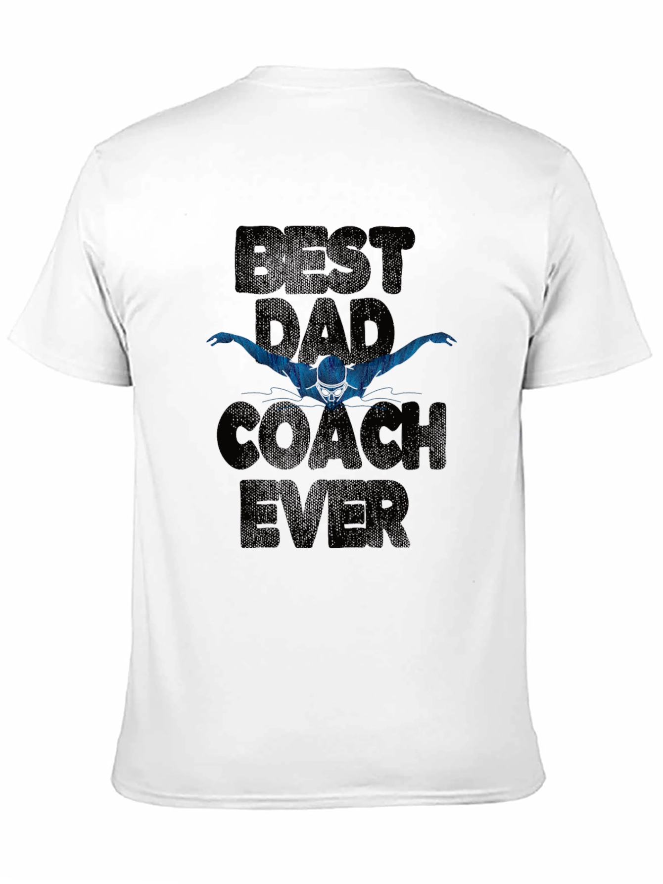 Best Dad Coach Ever T-Shirt - Swimmer Gift