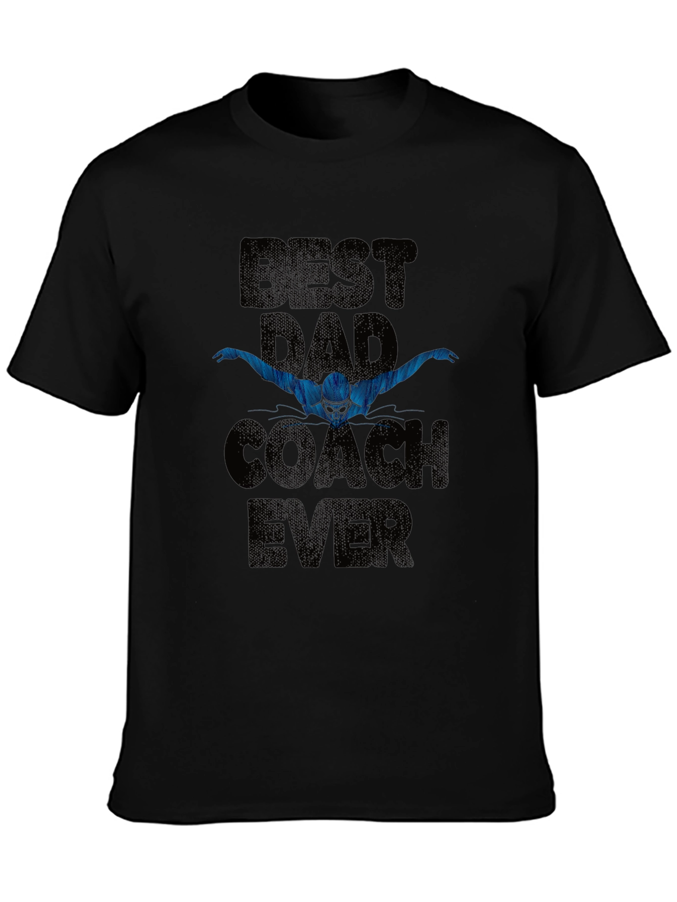 Best Dad Coach Ever T-Shirt - Swimmer Gift