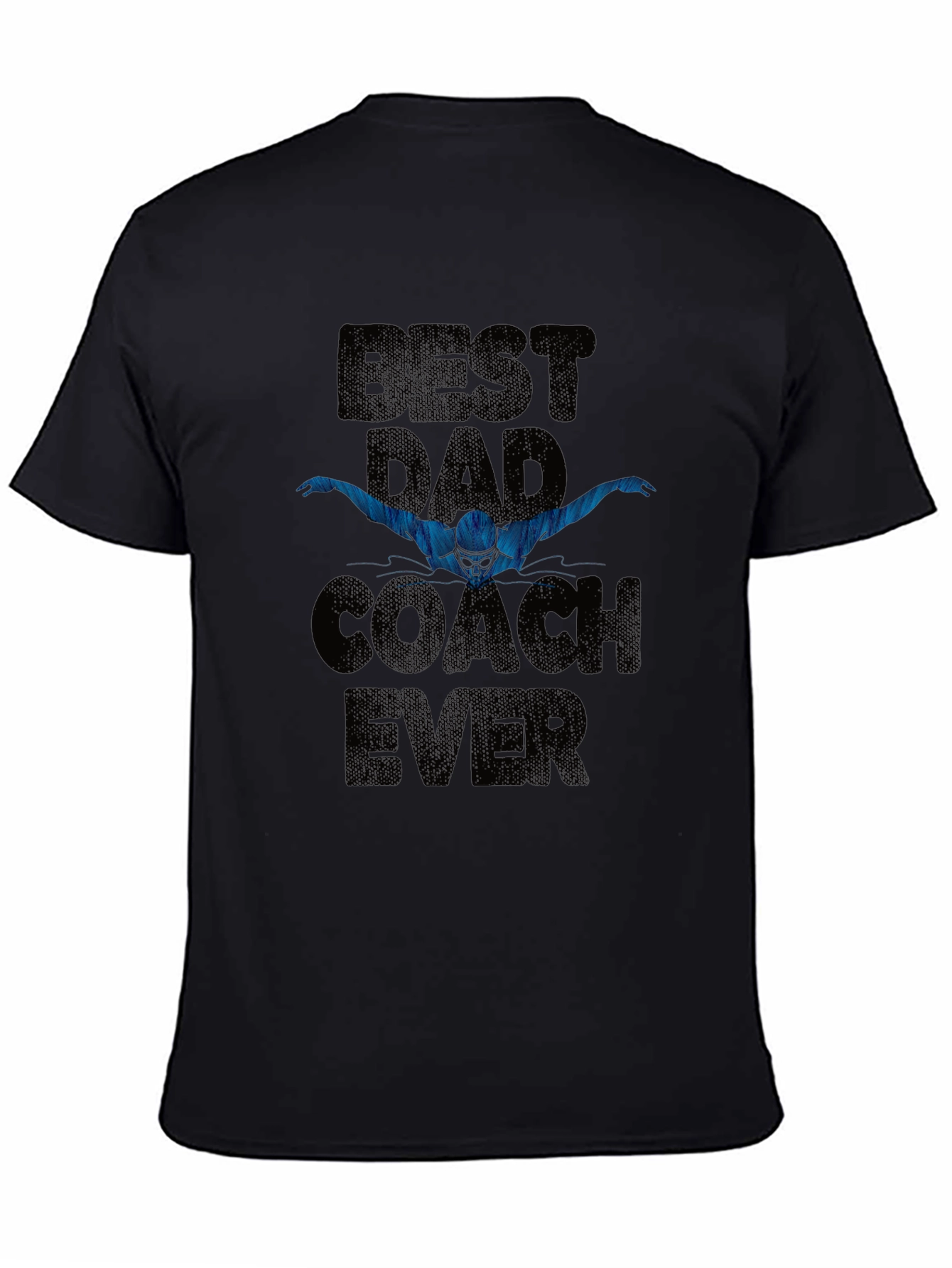 Best Dad Coach Ever T-Shirt - Swimmer Gift
