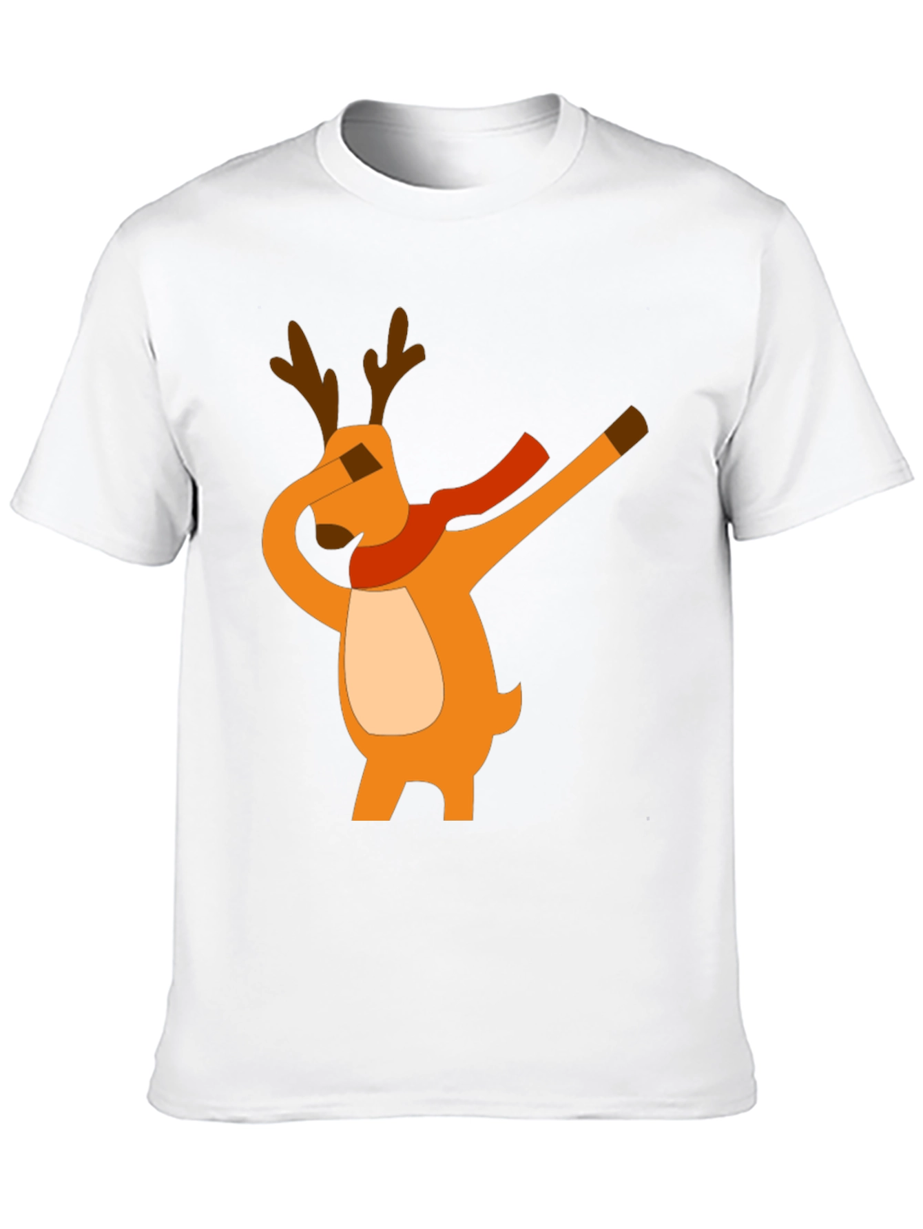 Dabbing Reindeer Graphic Tee - Holiday Cheer
