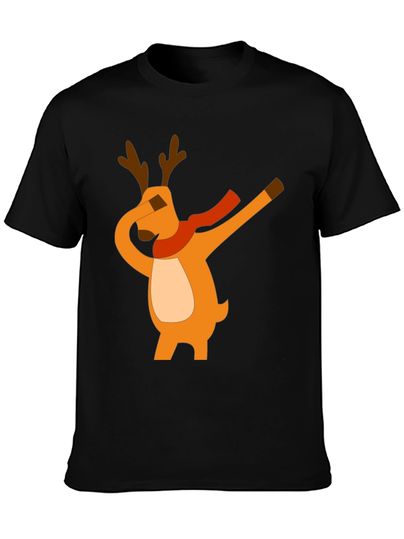 Dabbing Reindeer Graphic Tee - Holiday Cheer
