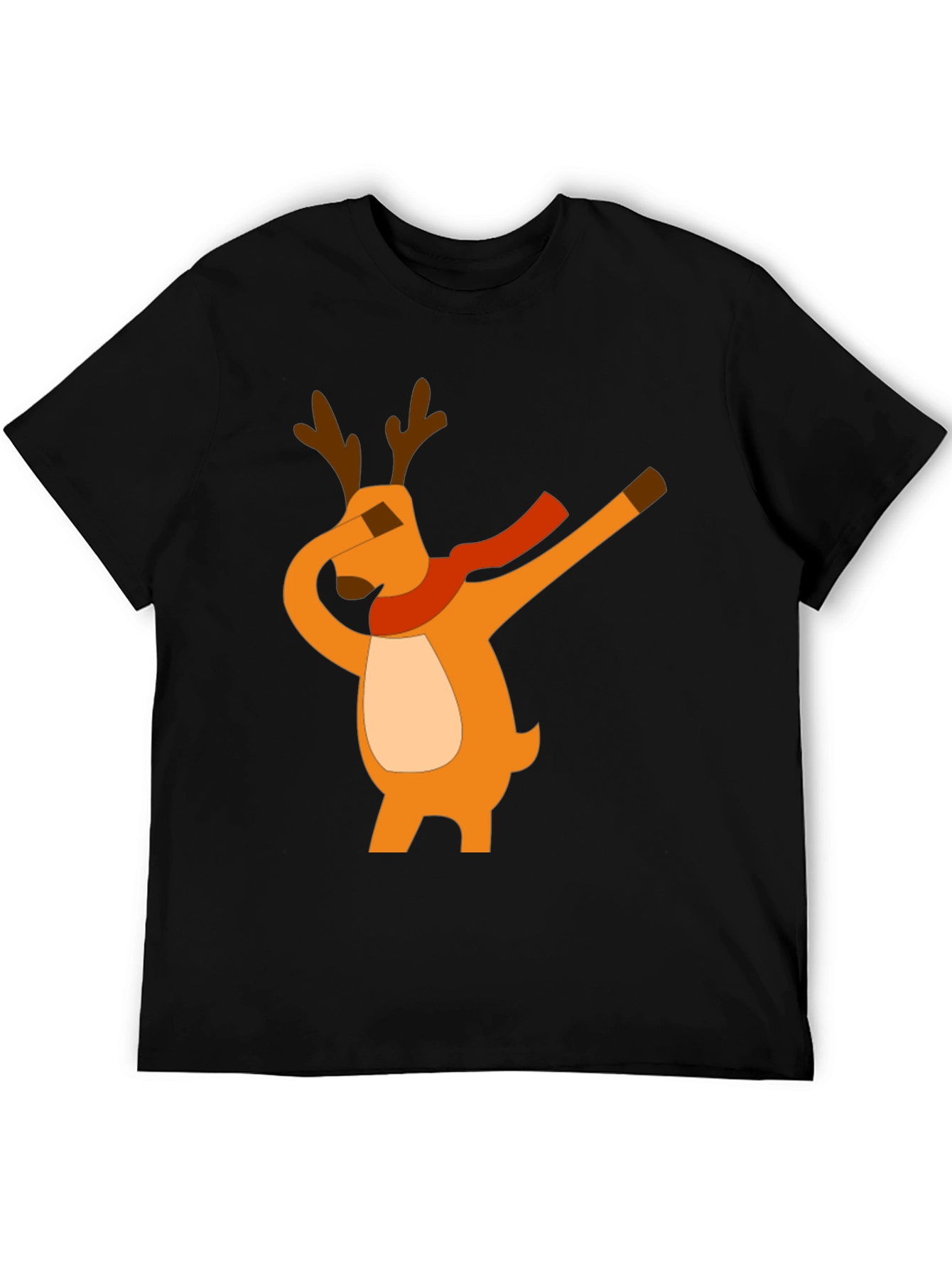 Dabbing Reindeer Graphic Tee - Holiday Cheer