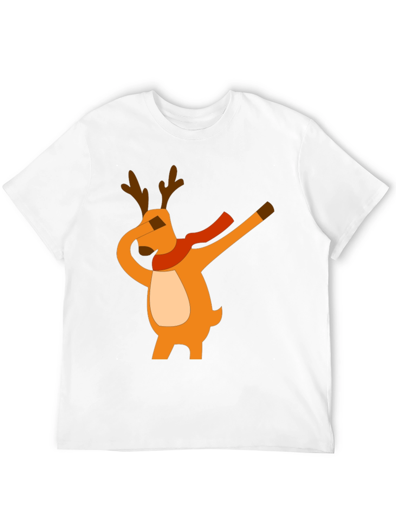 Dabbing Reindeer Graphic Tee - Holiday Cheer