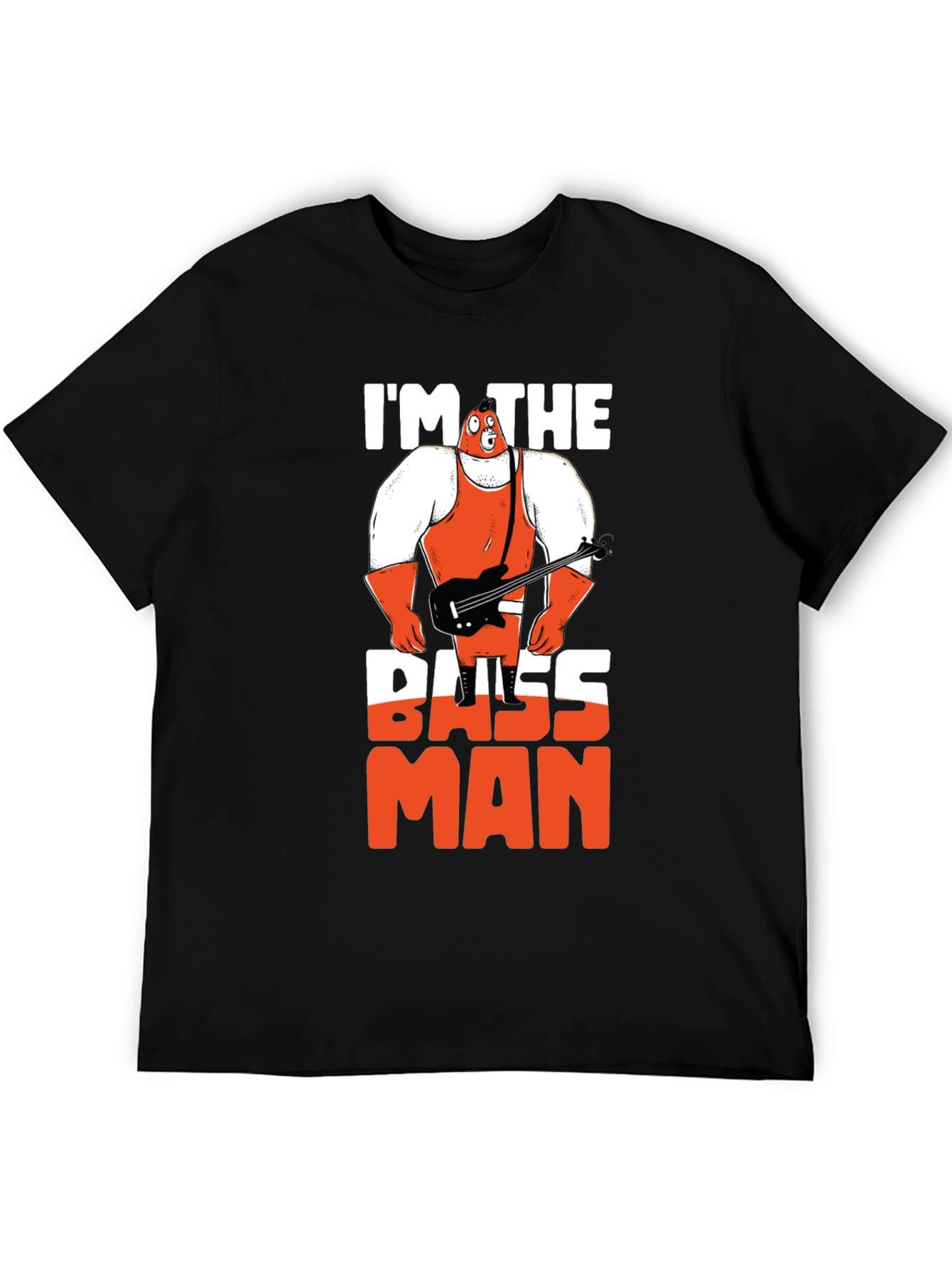 Im The Bass Man Graphic Tee - Black