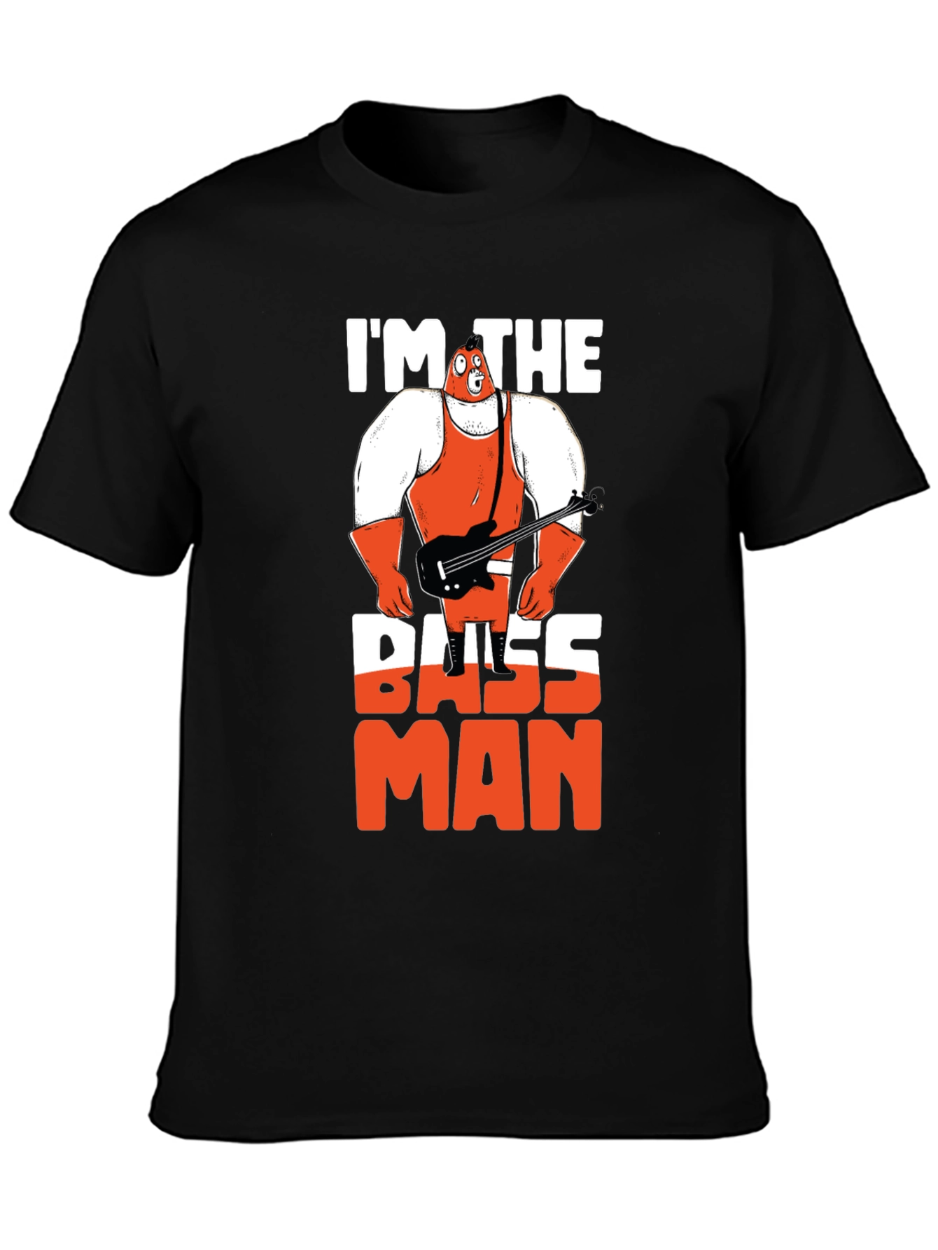 Im The Bass Man Graphic Tee - Black