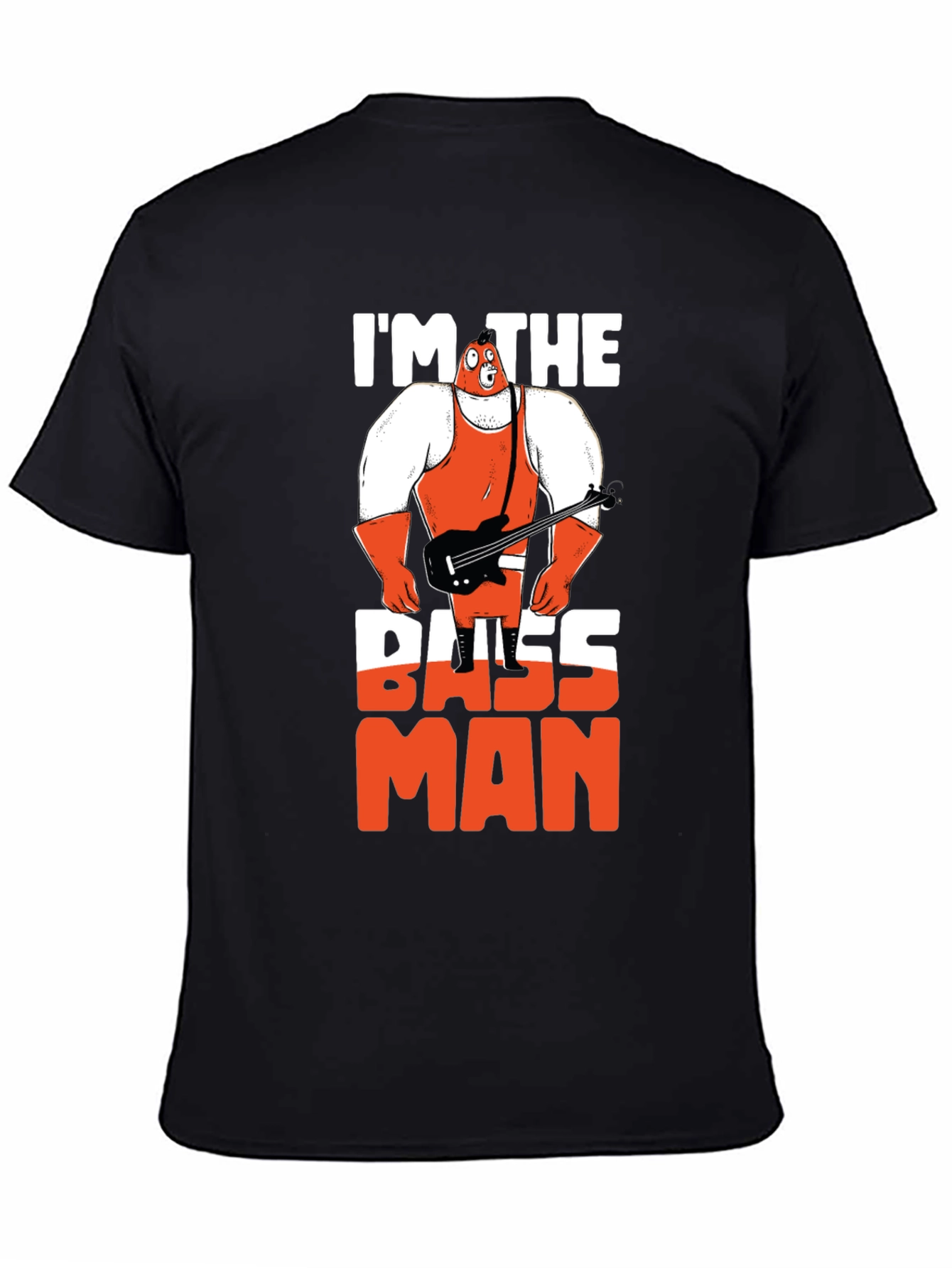 Im The Bass Man Graphic Tee - Black