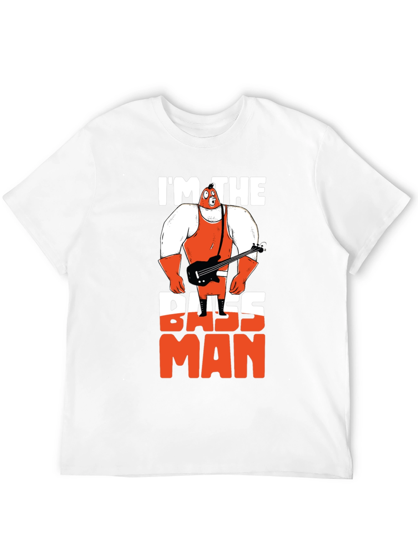 Im The Bass Man Graphic Tee - Black