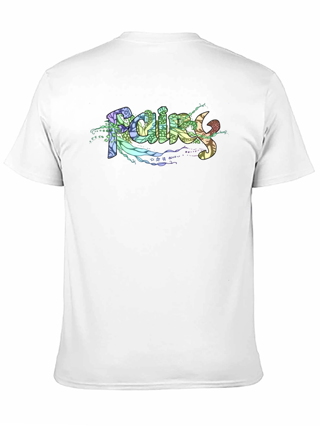 Raining Fairy Black T-Shirt