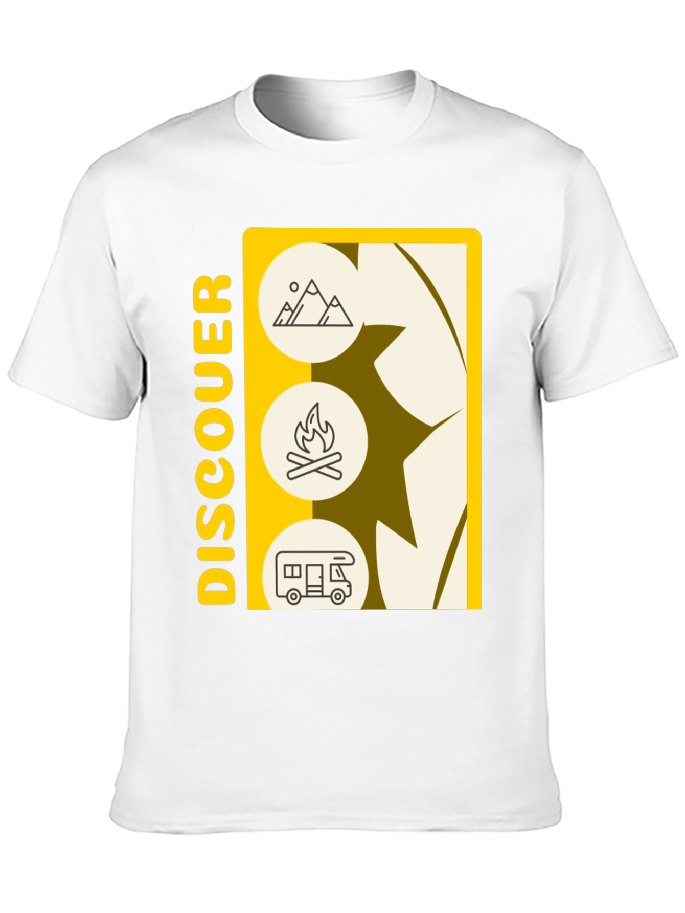 Discover Camping Graphic Tee - Black