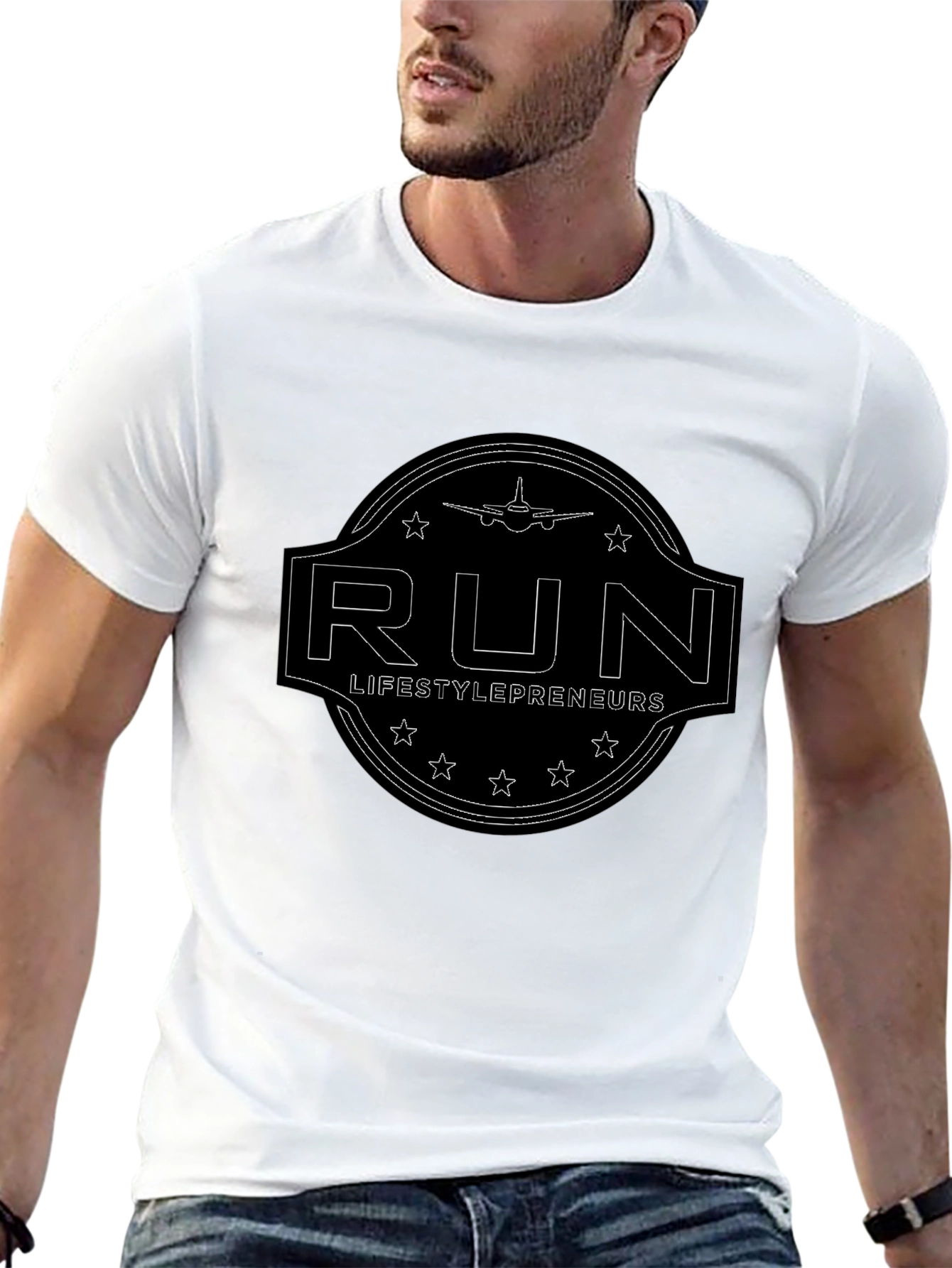 RUN Lifestylepreneurs Black T-Shirt