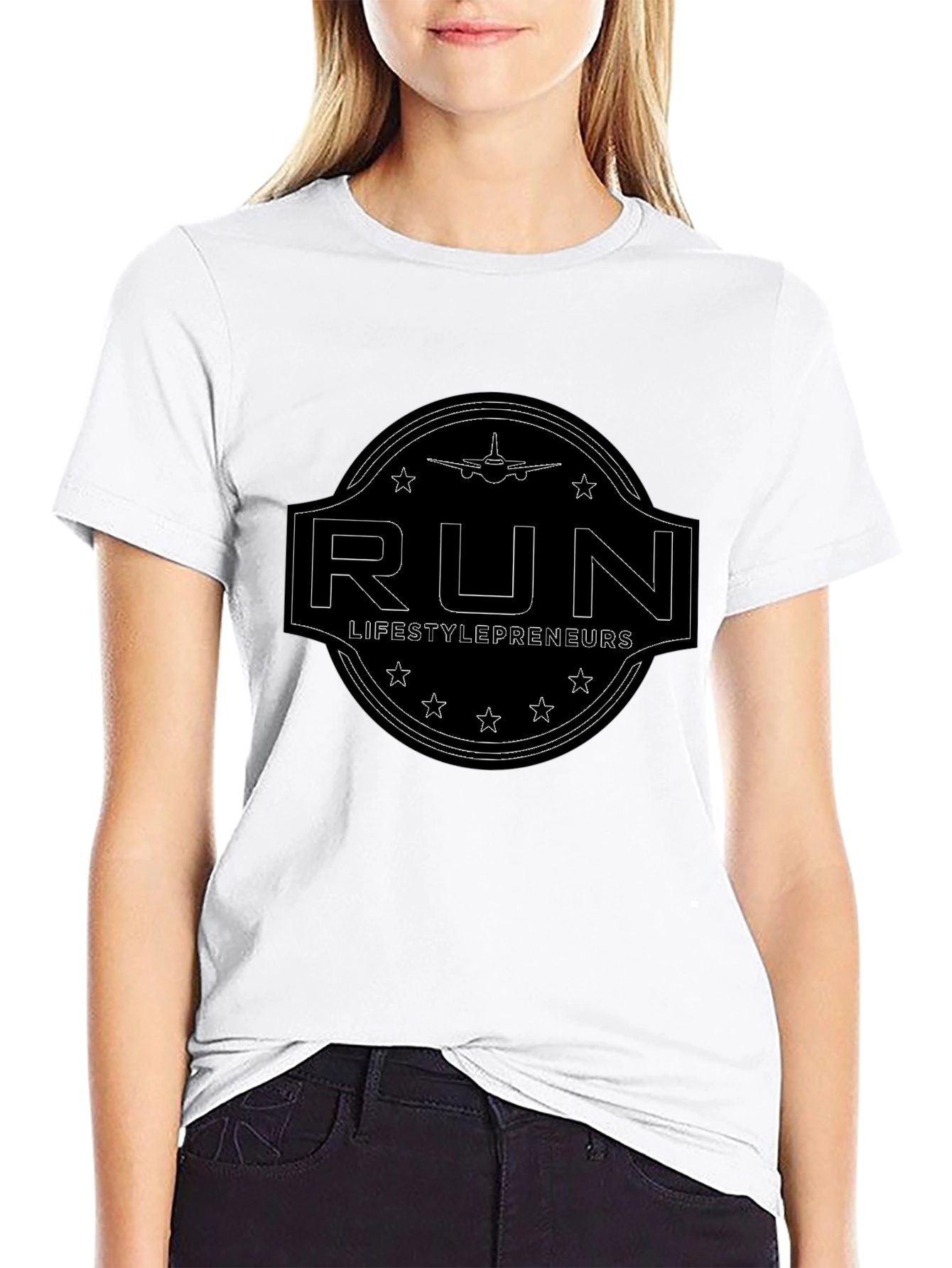 RUN Lifestylepreneurs Black T-Shirt