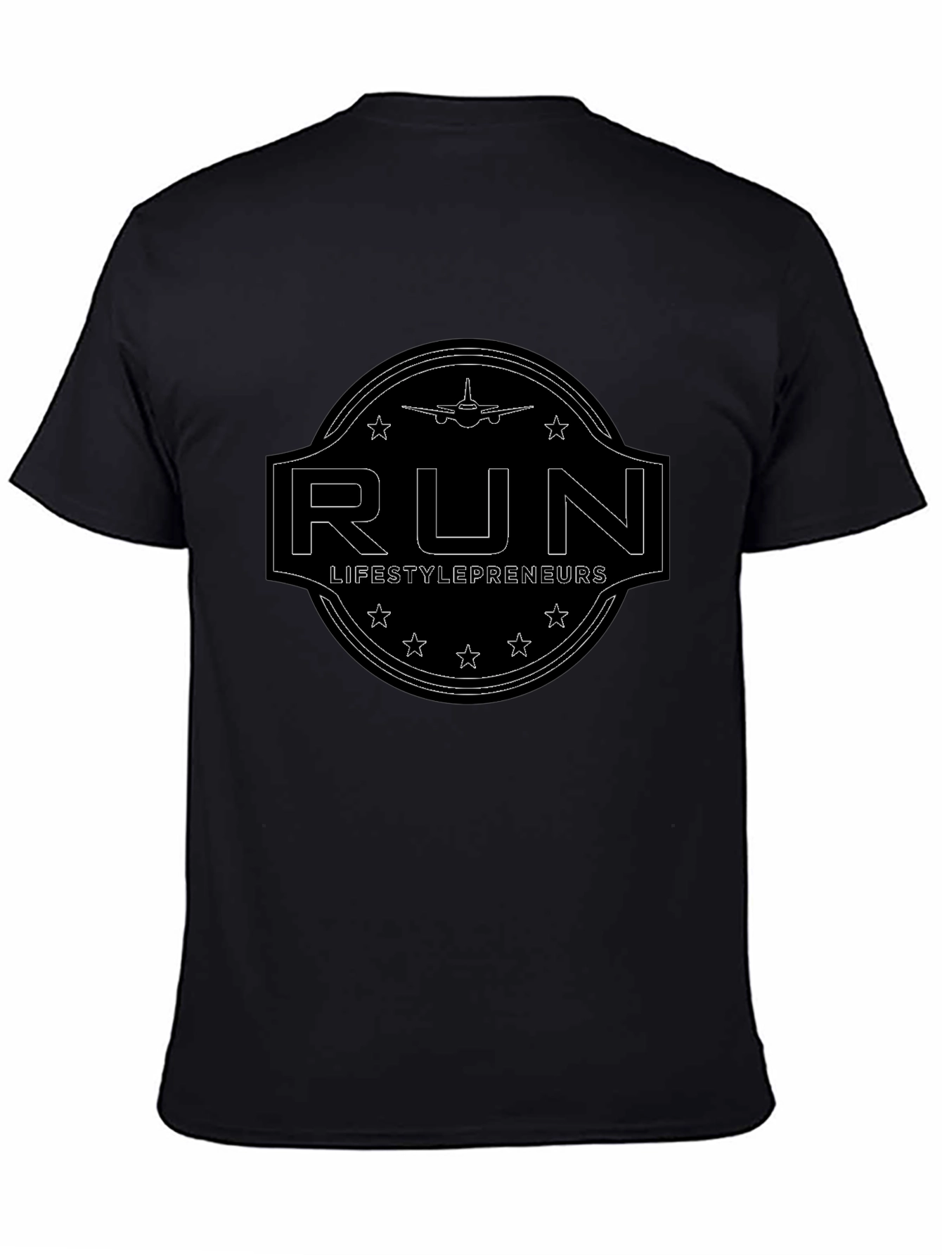 RUN Lifestylepreneurs Black T-Shirt