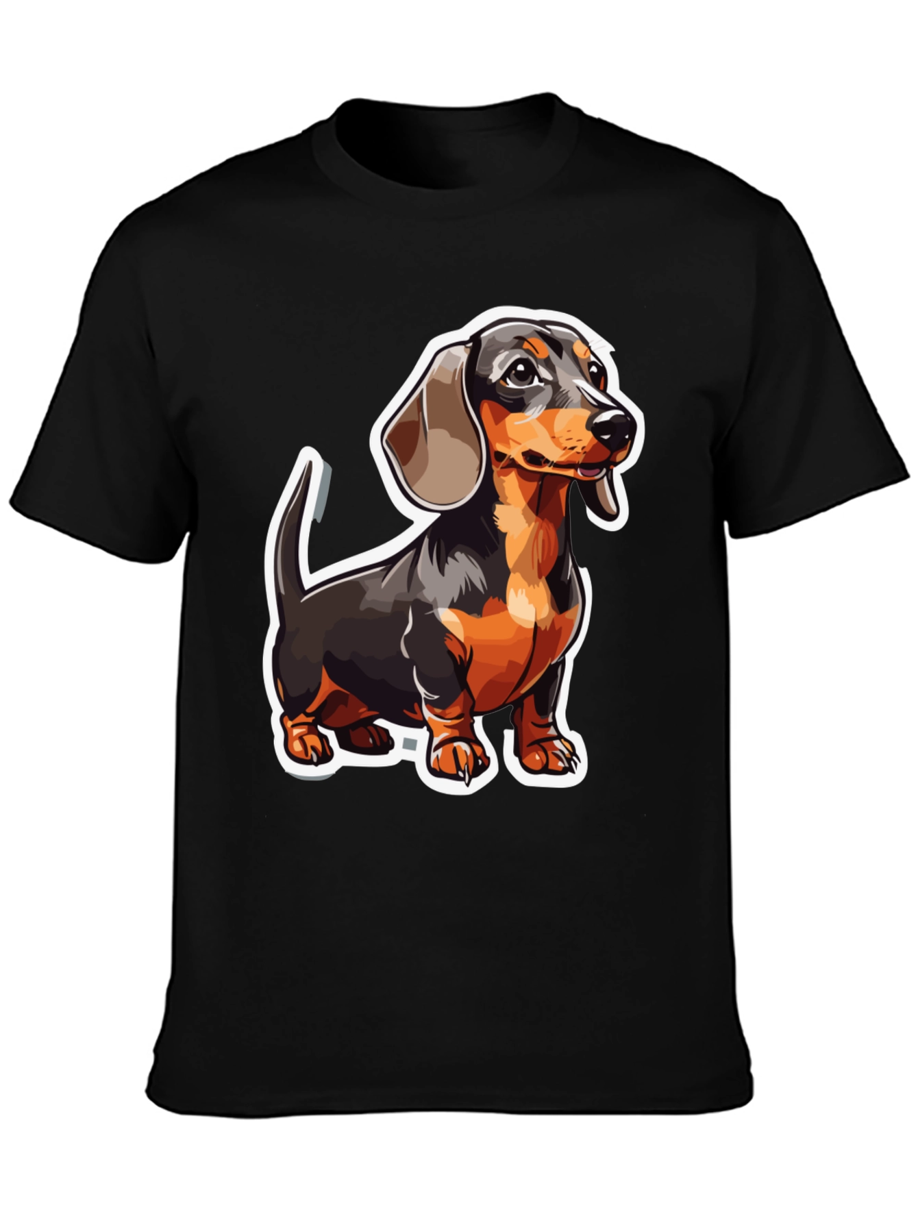 Dachshund Dog Graphic T-Shirt - Cute Wiener Dog Tee
