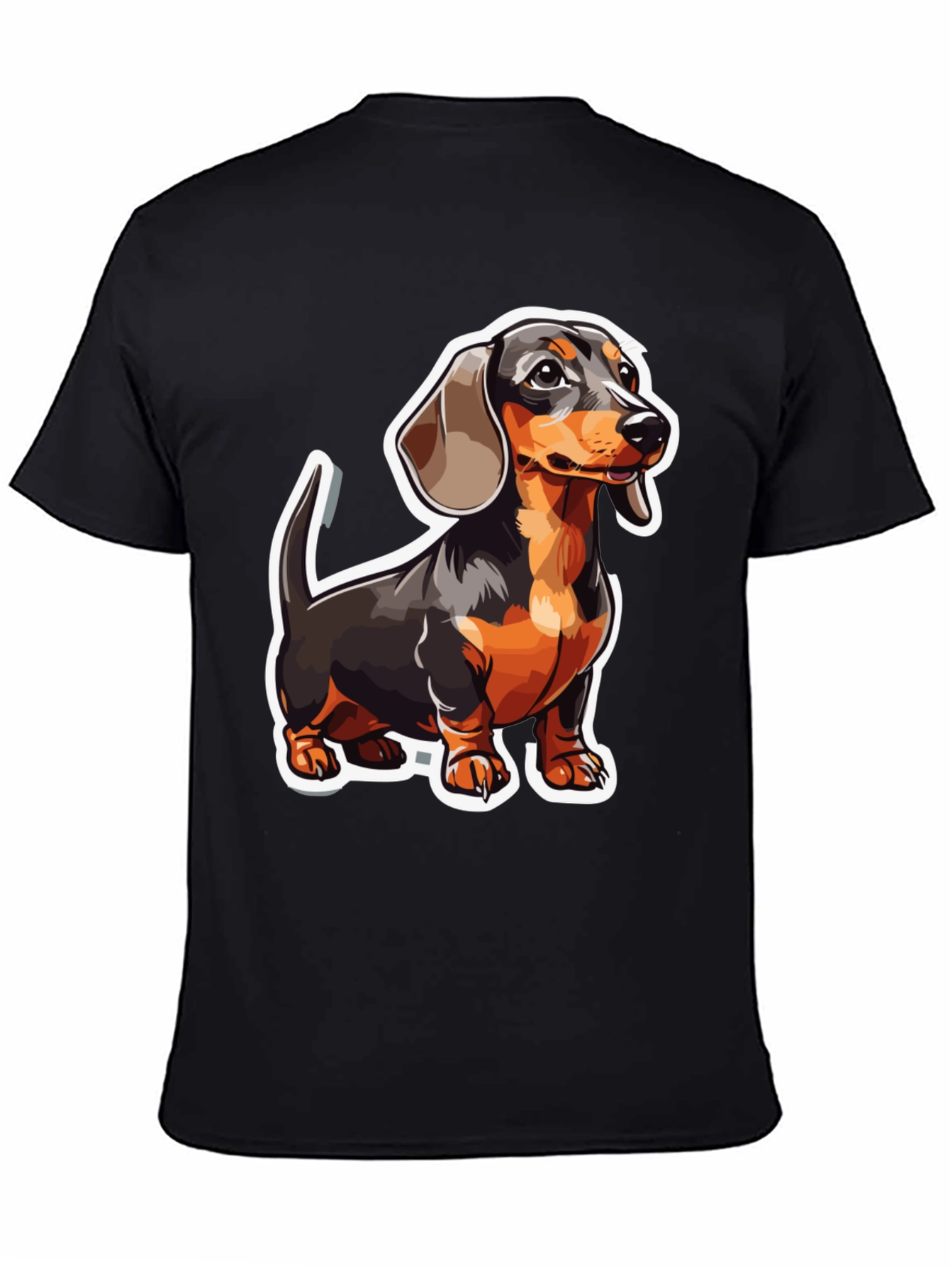 Dachshund Dog Graphic T-Shirt - Cute Wiener Dog Tee