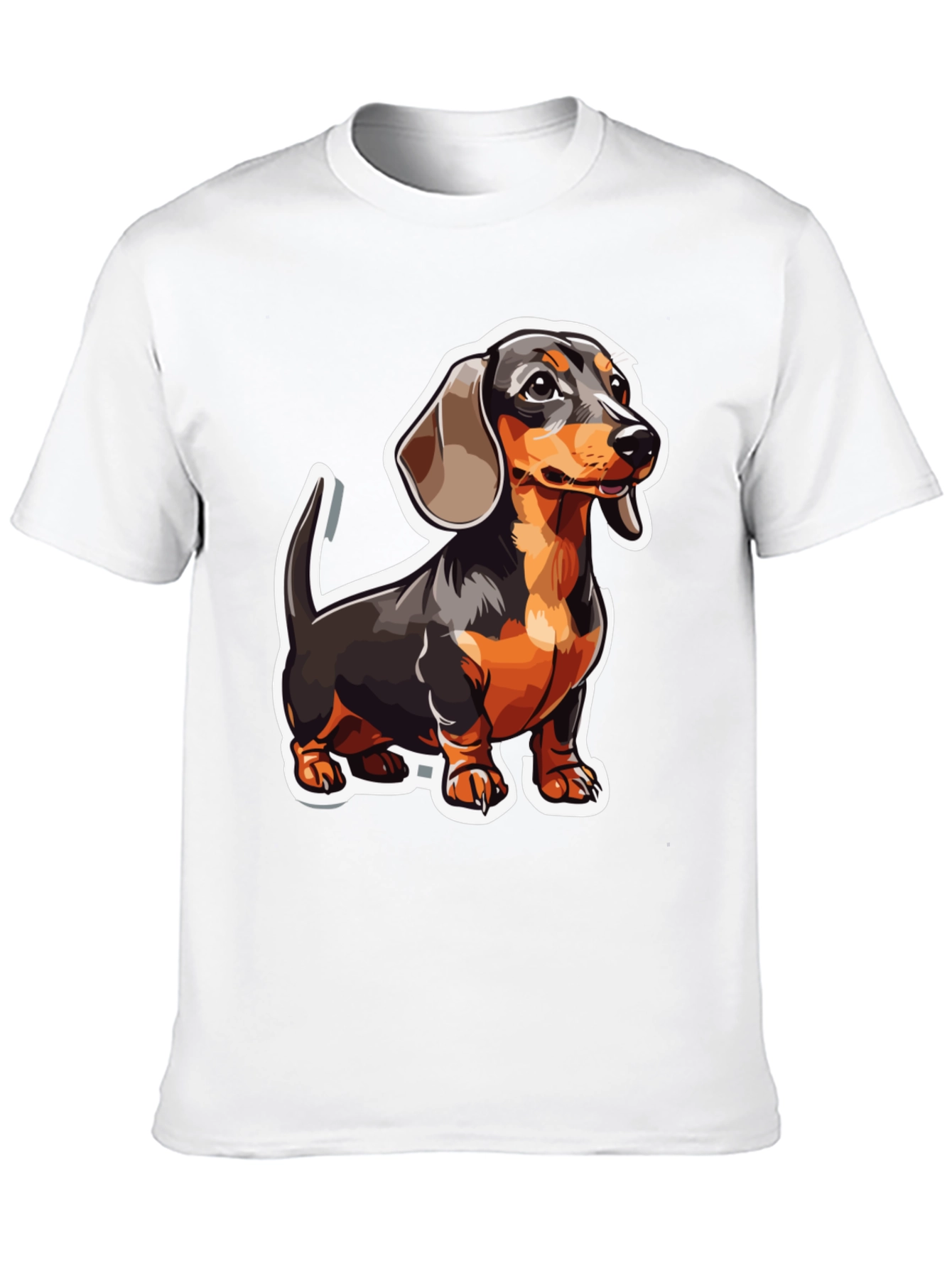 Dachshund Dog Graphic T-Shirt - Cute Wiener Dog Tee