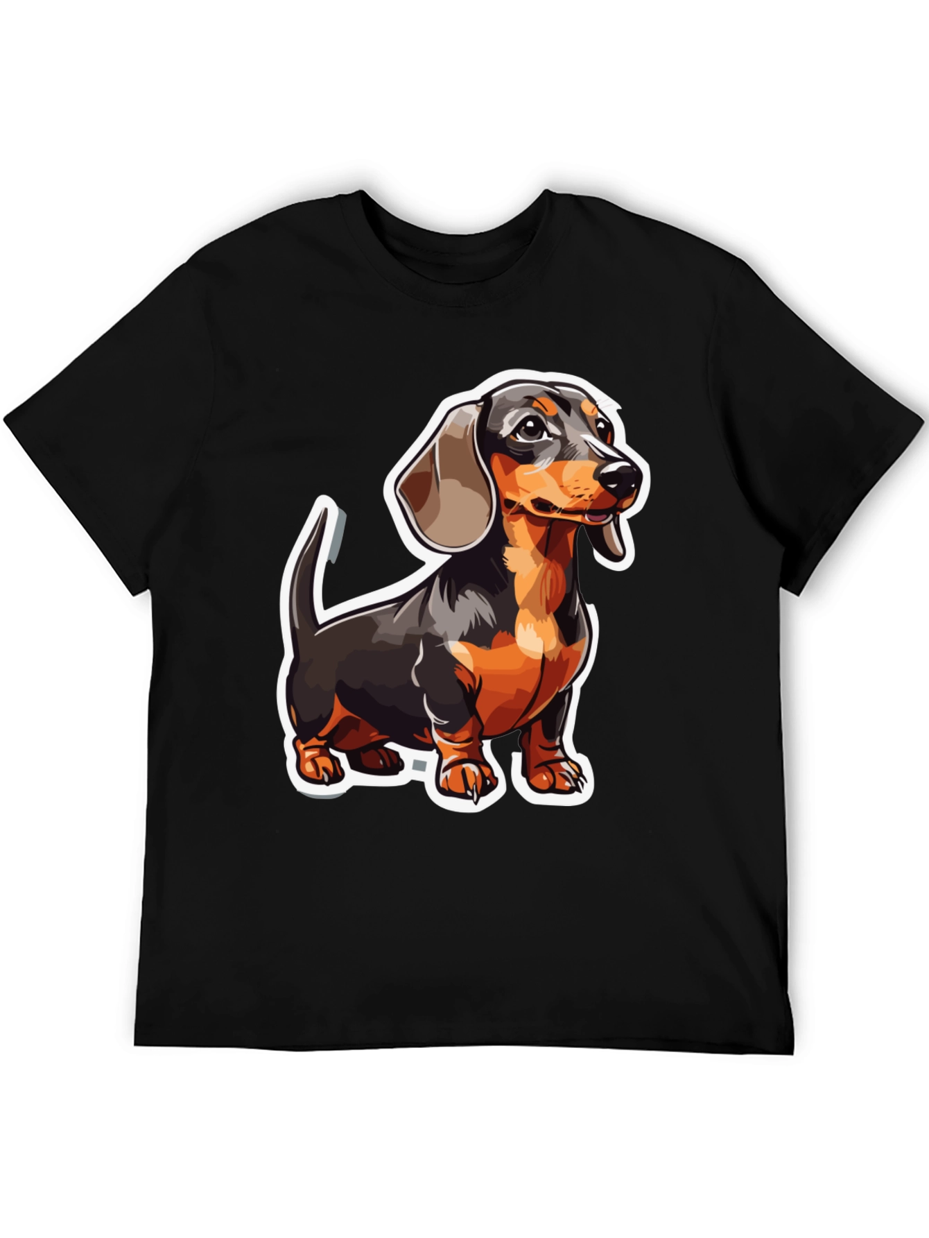 Dachshund Dog Graphic T-Shirt - Cute Wiener Dog Tee