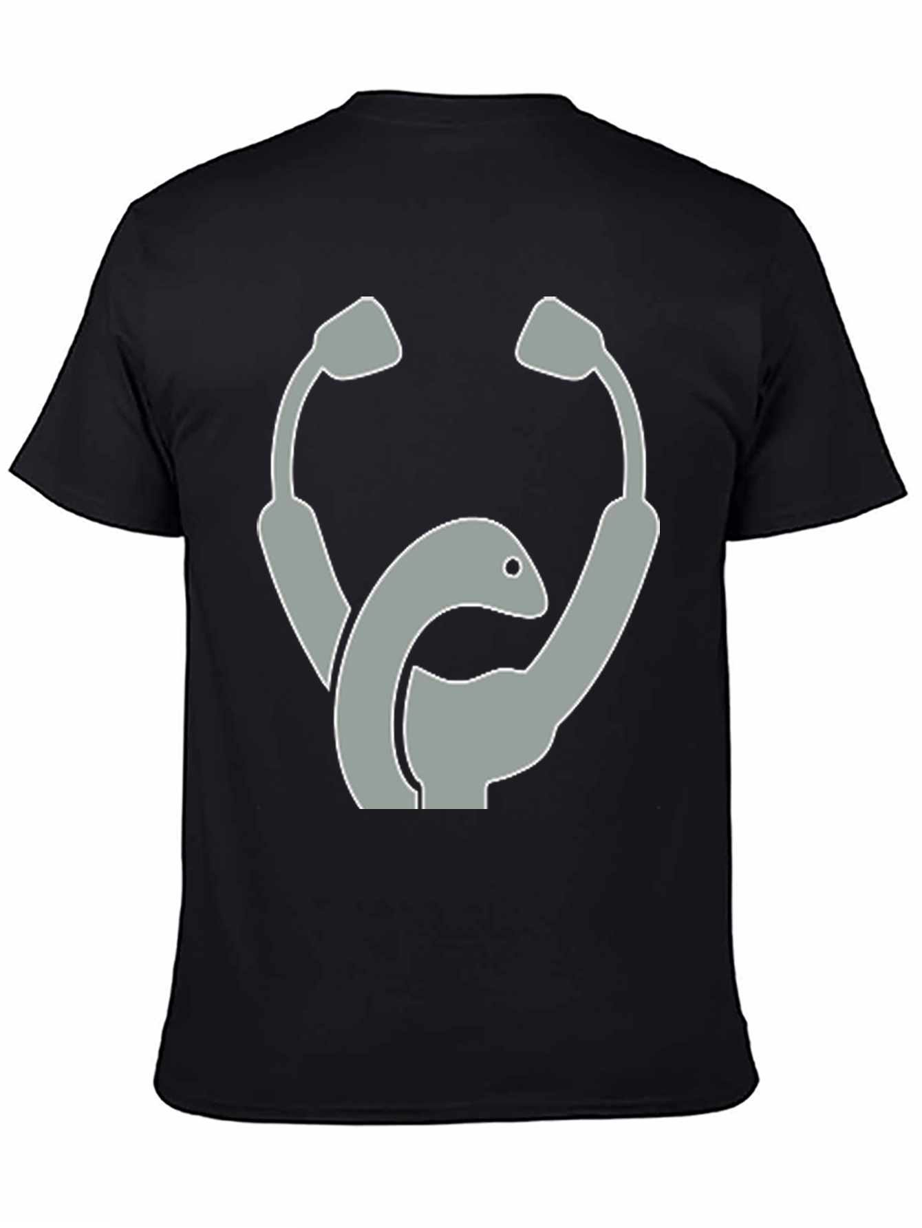 Stethoscope Loch Ness Monster Graphic T-Shirt