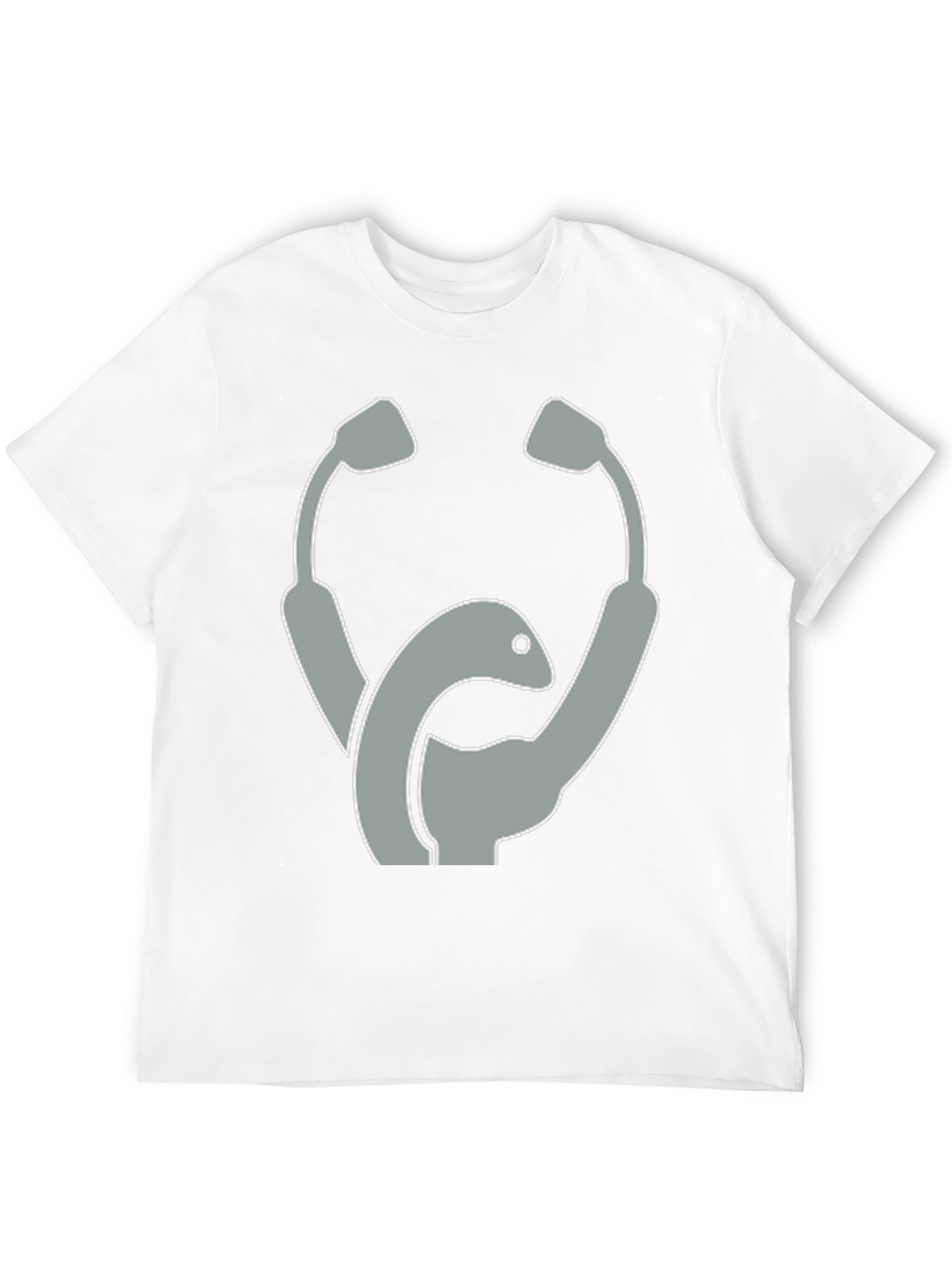 Stethoscope Loch Ness Monster Graphic T-Shirt