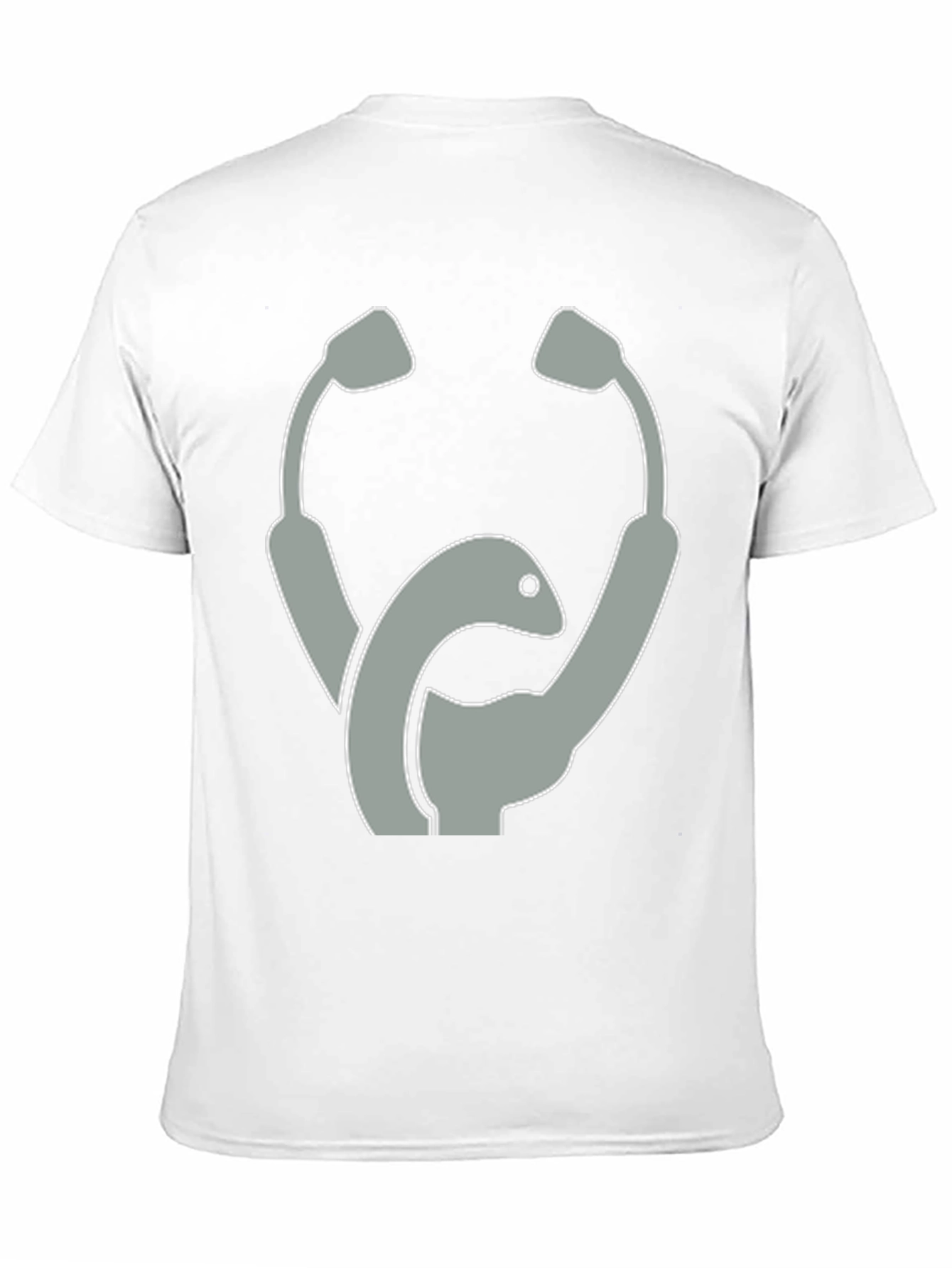 Stethoscope Loch Ness Monster Graphic T-Shirt