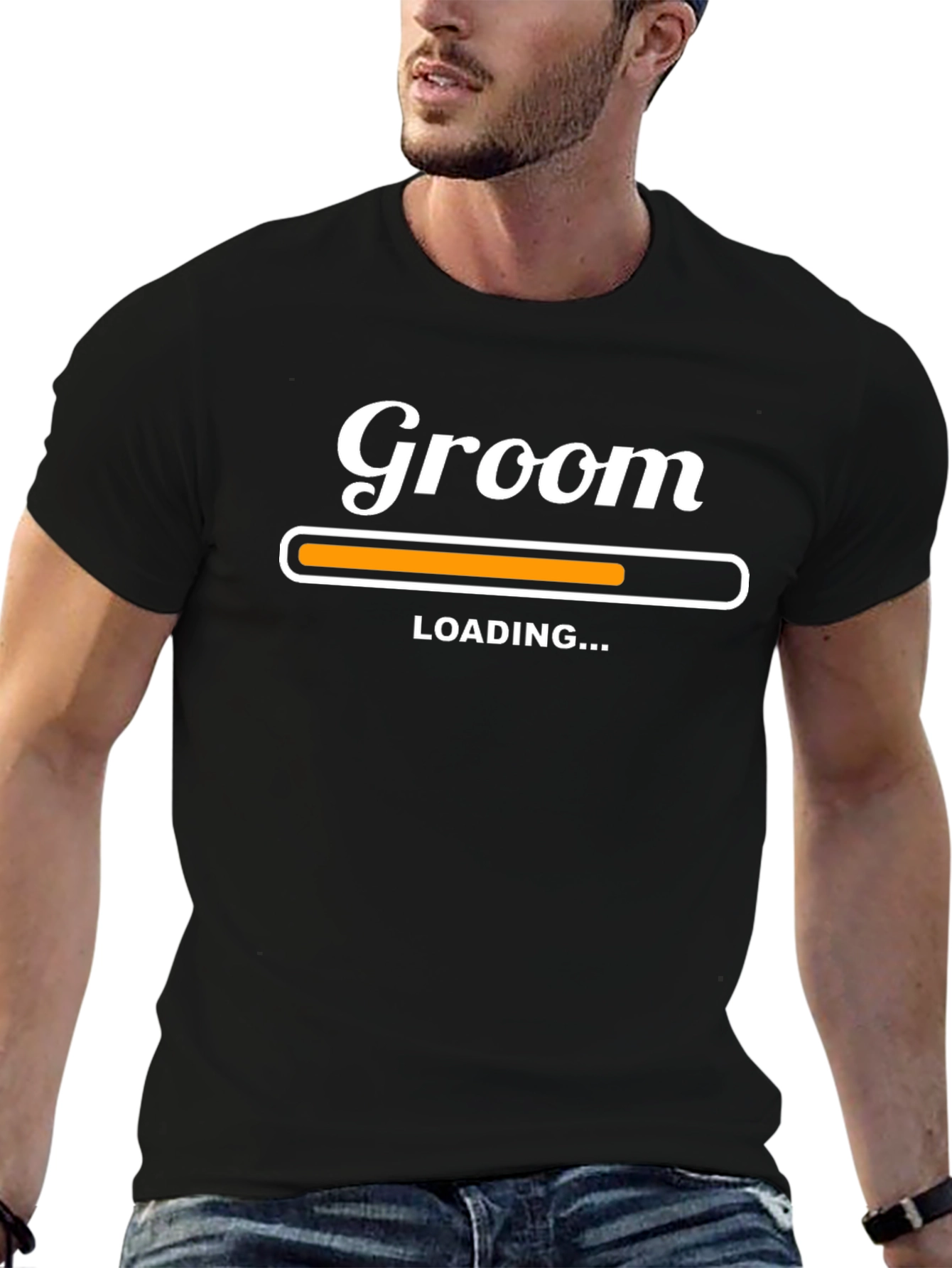 Groom Loading Funny T-Shirt - Wedding Prep