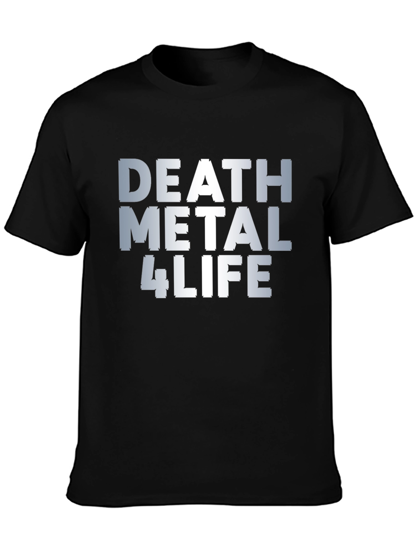 Death Metal 4 Life Graphic Tee - Black