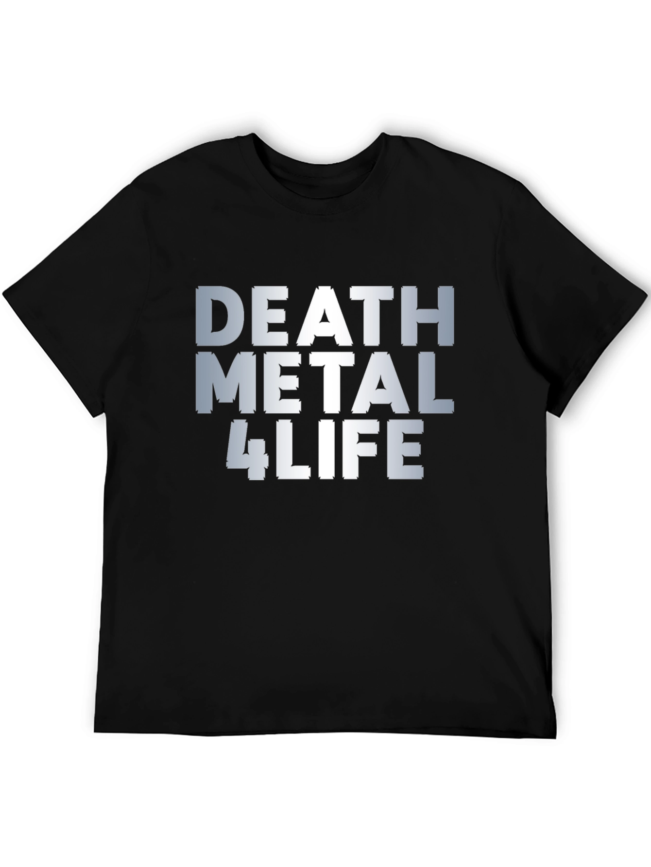Death Metal 4 Life Graphic Tee - Black